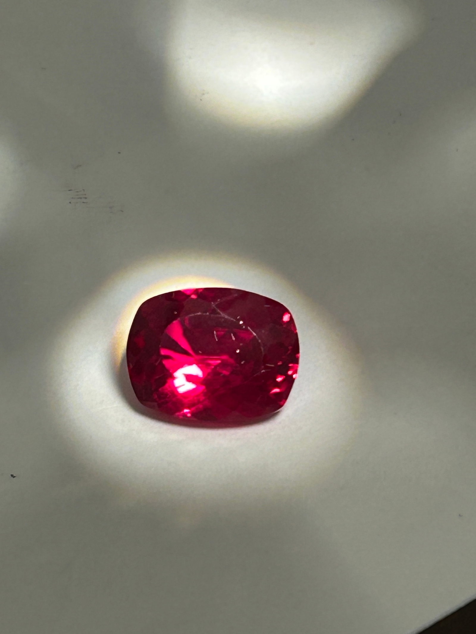10.0 Carat ---- Burmese Blood Ruby---- Cushion Cut ---- Certified: From the renowned Mogok Valley with a well documented provenance. Characterized by a "pigeon blood" red color, high transparency, and significant clarity. This large, untreated high-clarity stone is g