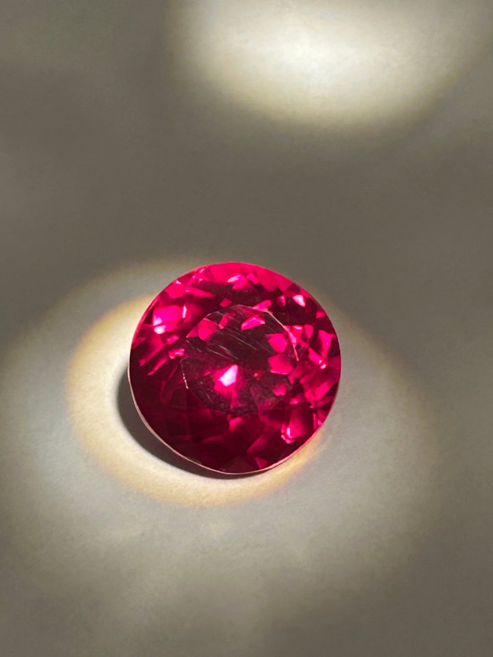 10.95 Carat ---- Burmese Red Ruby---- Brilliant Round Cut ---- EGL Certified: As top-quality Burmese rubies over 5 carats are incredibly scarce. Originating from the renowned Mogok Valley in Myanmar, such a stone is celebrated for its deep "pigeon blood" red color, intense fluo