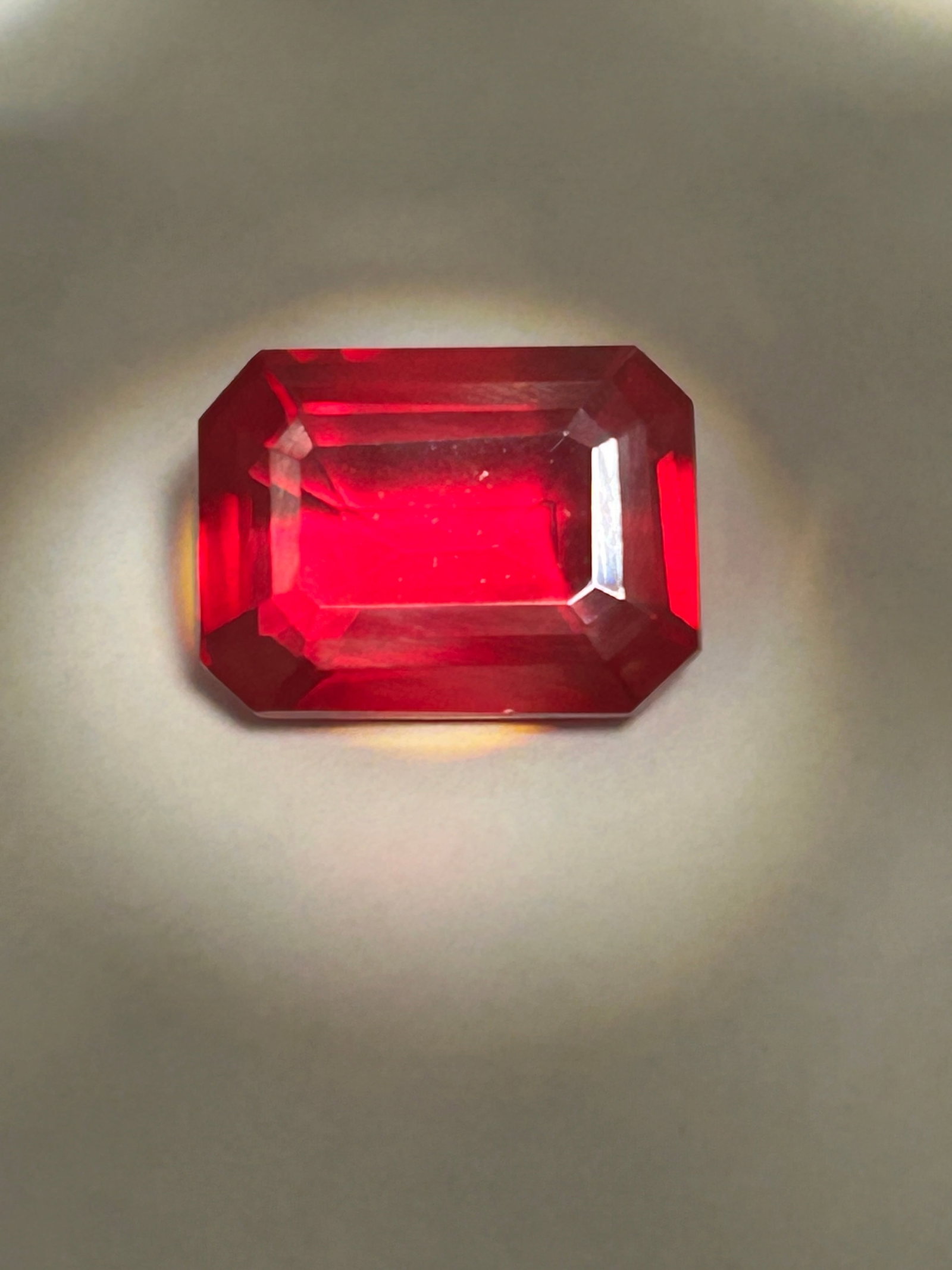 11.06 Carat ---- Burmese Red Ruby---- Emerald Step Cut ---- EGL Certified (1 of 4)