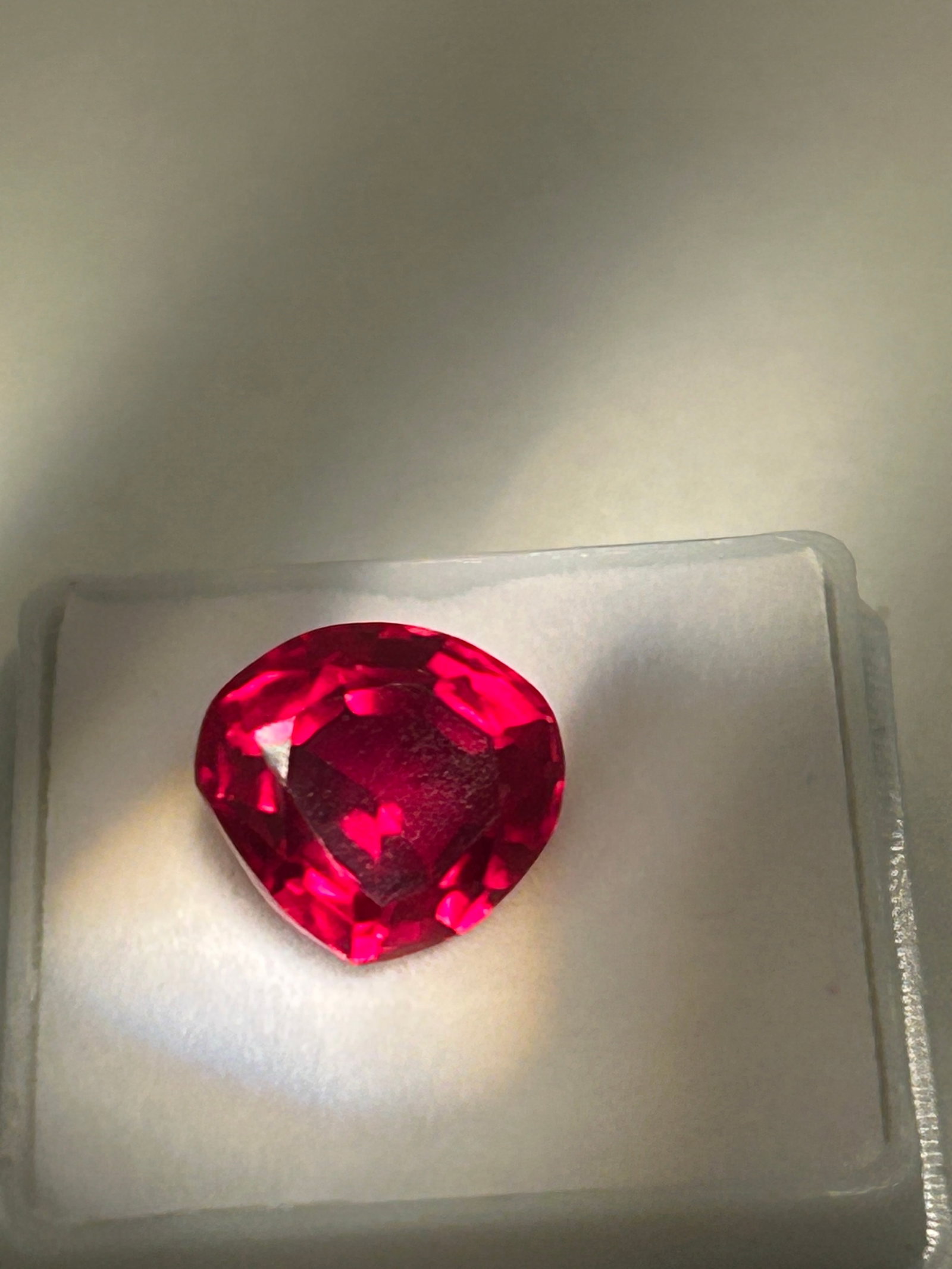 6.70 Carat ---- Burmese Red Ruby---- Pear Cut ---- GIR Certified (1 of 5)