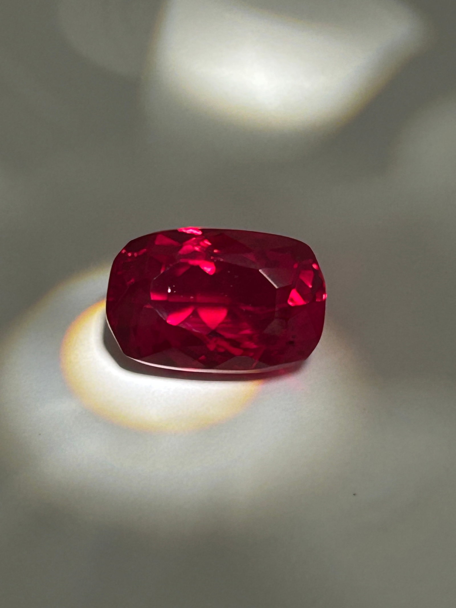 12 Carat --- Burmese Blood Ruby--- Oval Cut --- EGL Certified: Loupe Clean. A magnificent gemstone. Originating from Myanmar's legendary Mogok mines, it features a vivid, highly saturated "pigeon blood" red with slight blue undertones. Its classic oval cut maximi
