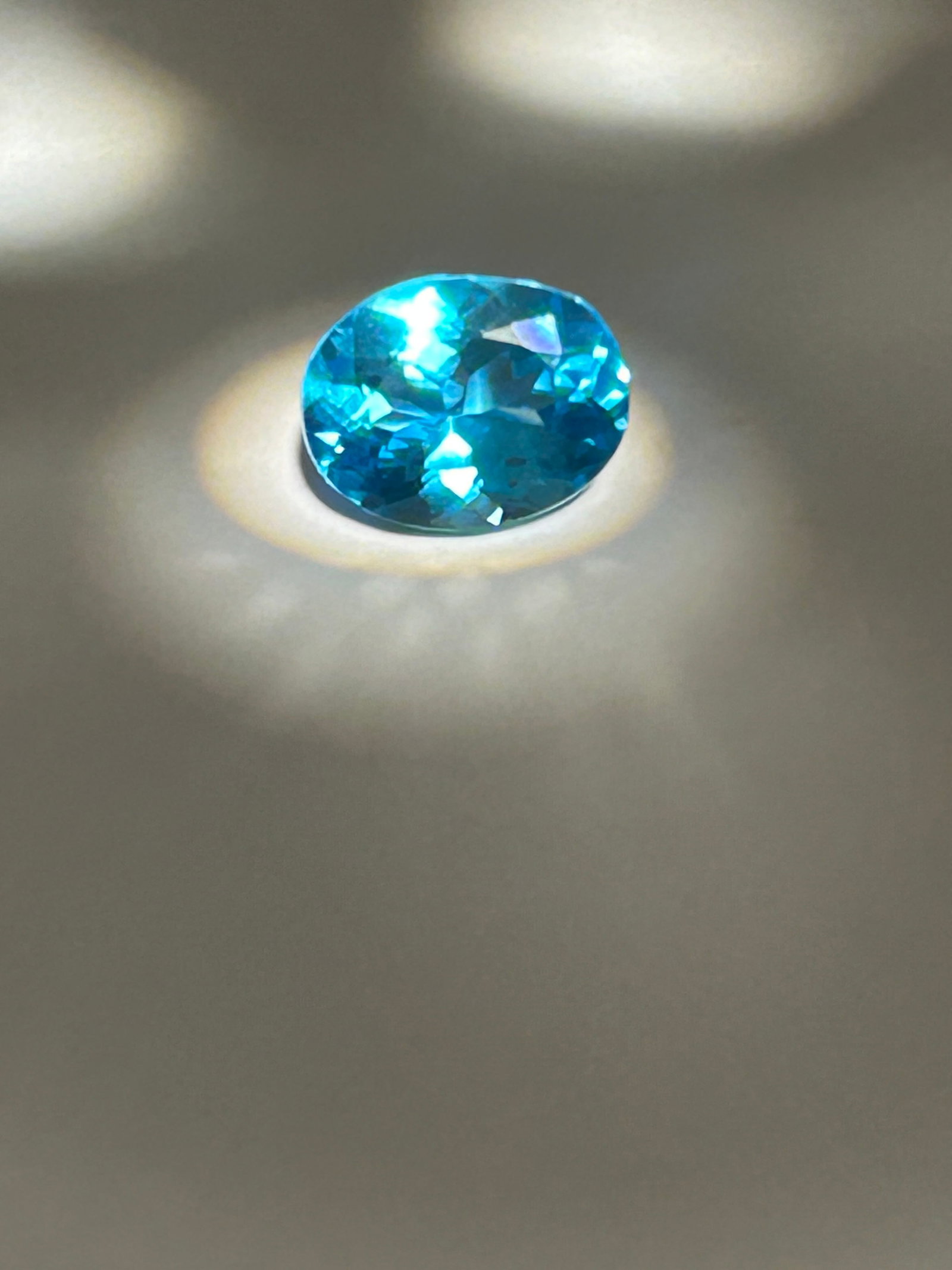 12.00 Carat--- Brazilian Blue Tourmaline ---- Oval Cut----EGL Certified: Investment-grade gemstone renowned for its electric blue color caused by copper and manganese. An oval cut optimizes its brilliance, featuring VVS (Very Very Slightly Included) clarity that enhances i