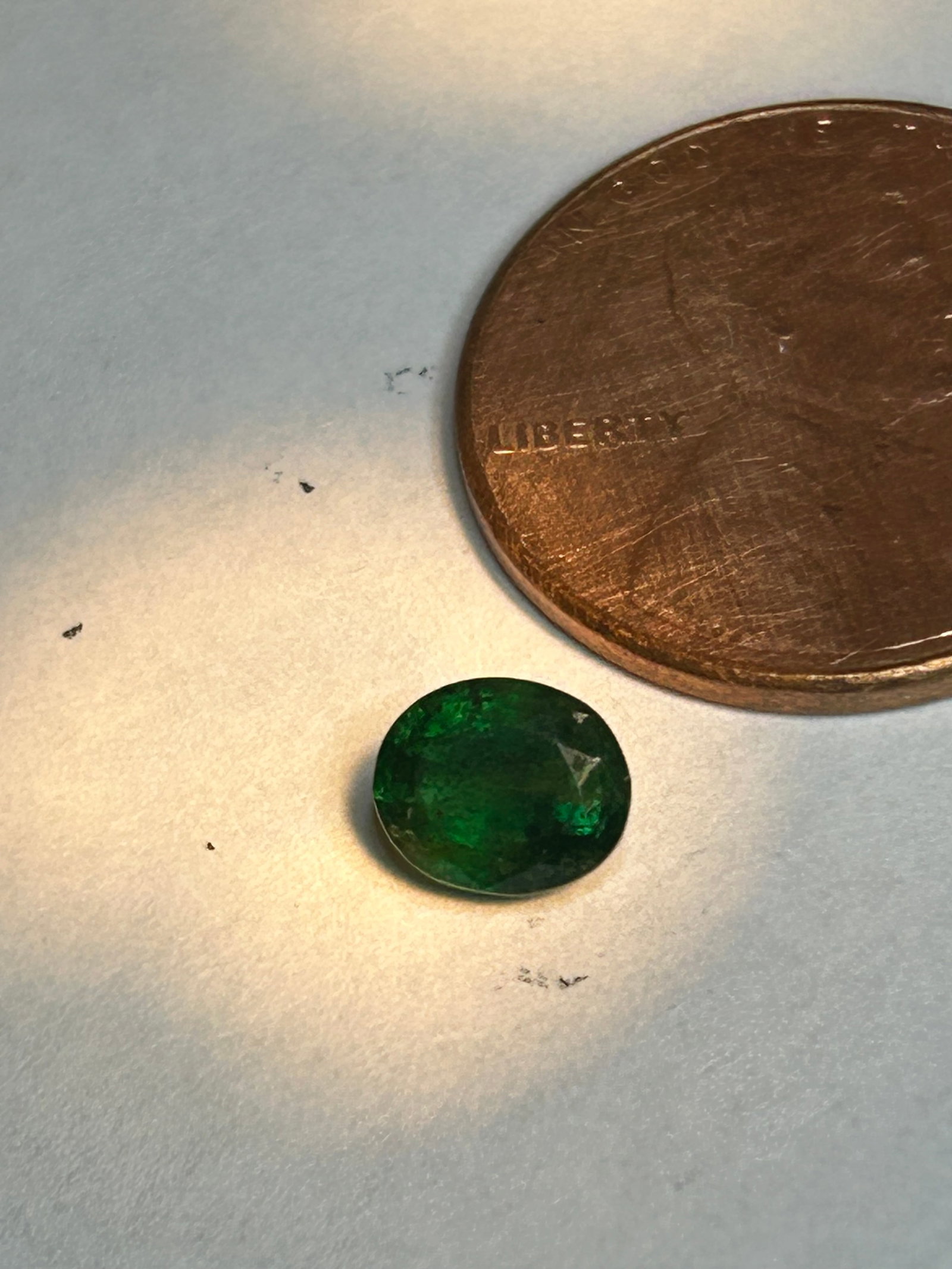 0.68 Carat --- Colombian Emerald --- Oval Cut --- IGI Certified: Colombian emeralds are world-renowned for their intense, pure green color, which is a result of unique chromium and vanadium content in the earth.