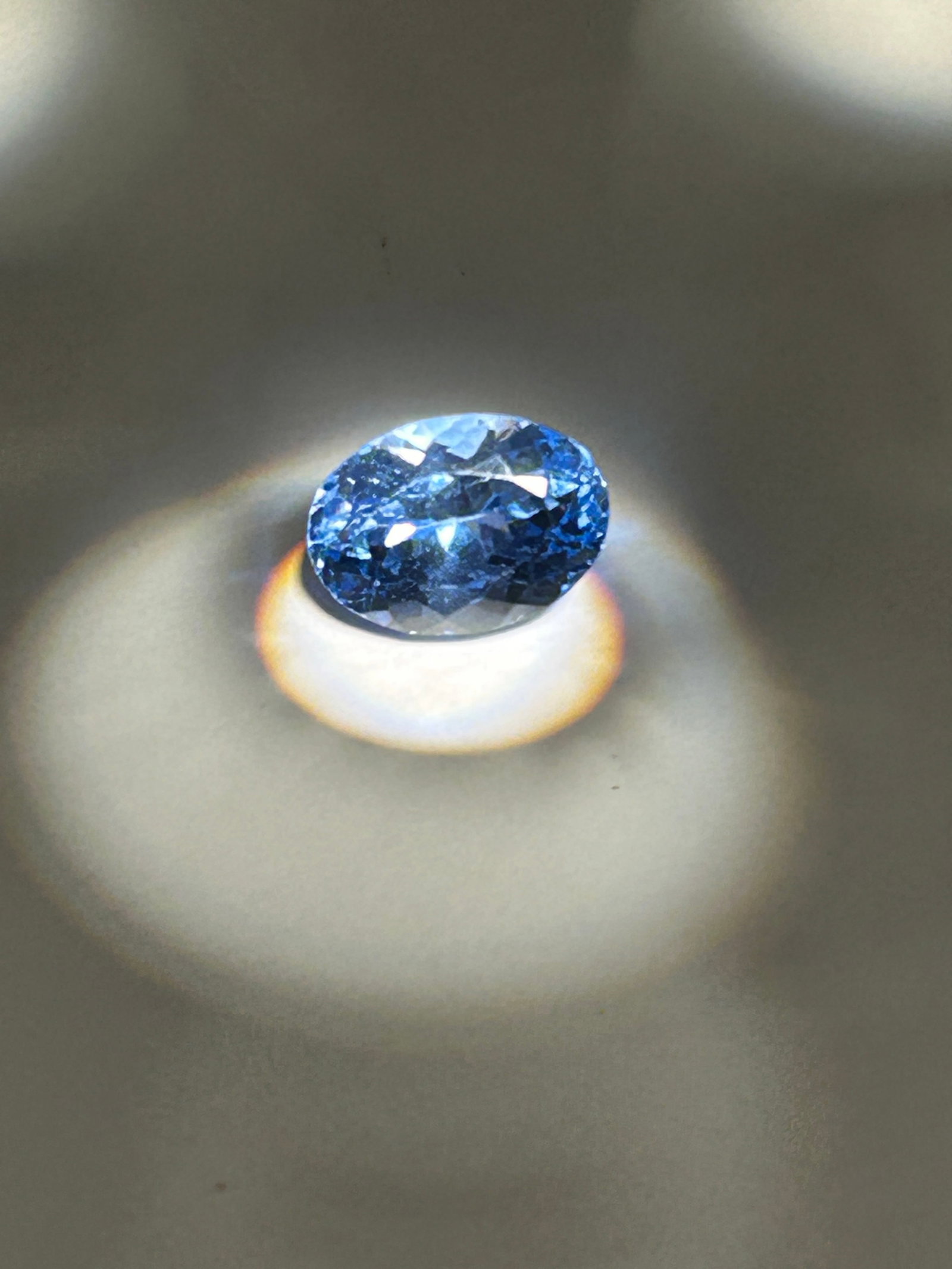 3.3 Carat ---Light Blue Namibian Jeremejevite --- Brilliant Oval Cut --- ASGL Certified (1 of 7)