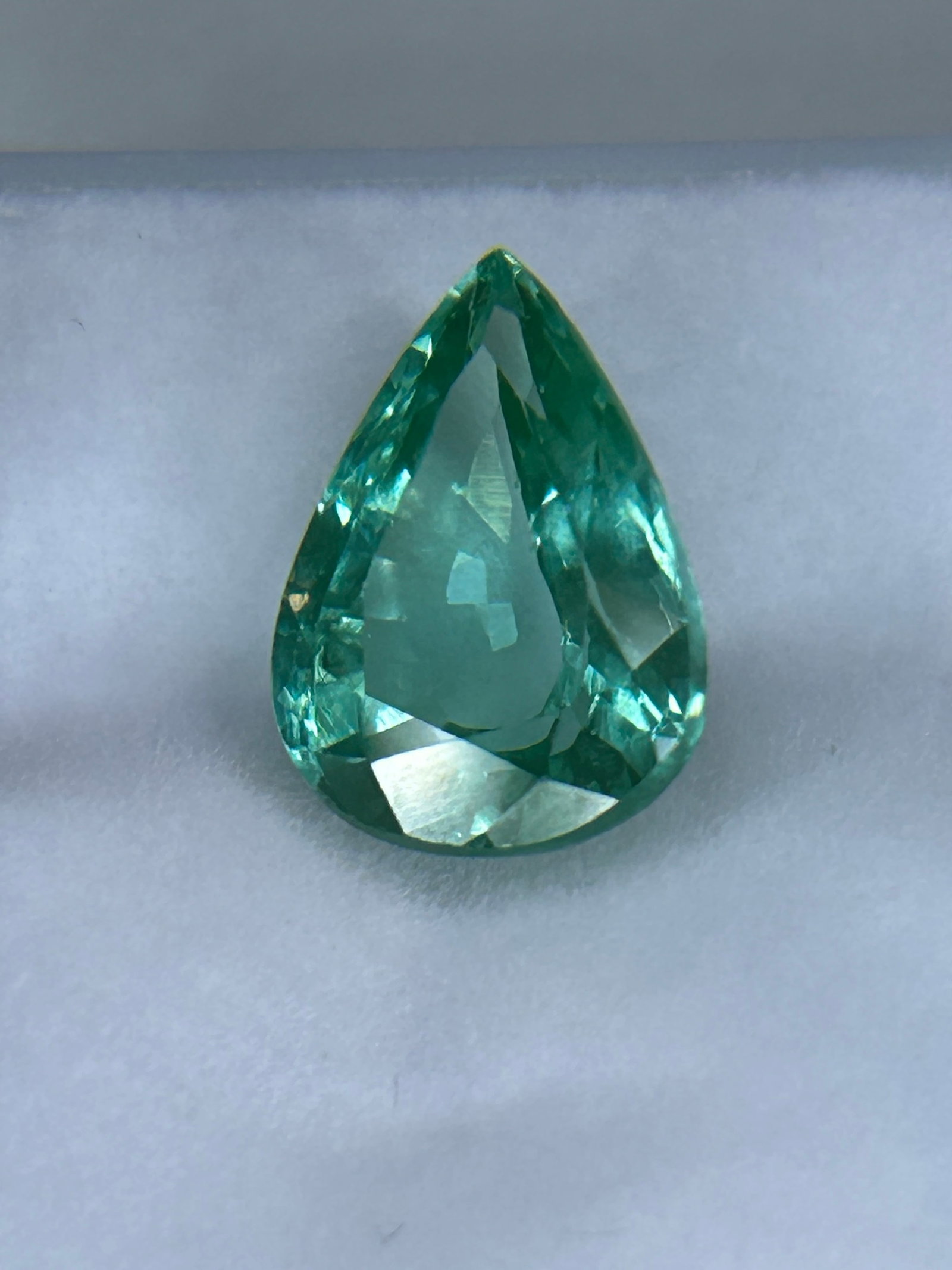 6.70 Carat --- Brazilian Teal Sapphire --- Pear Cut --- EGL Certified: A high-carat, and premium gem, commonly used as a center stone for luxury custom engagement rings or collector pieces. his is considered a very large size for a teal sapphire, making it highly collect