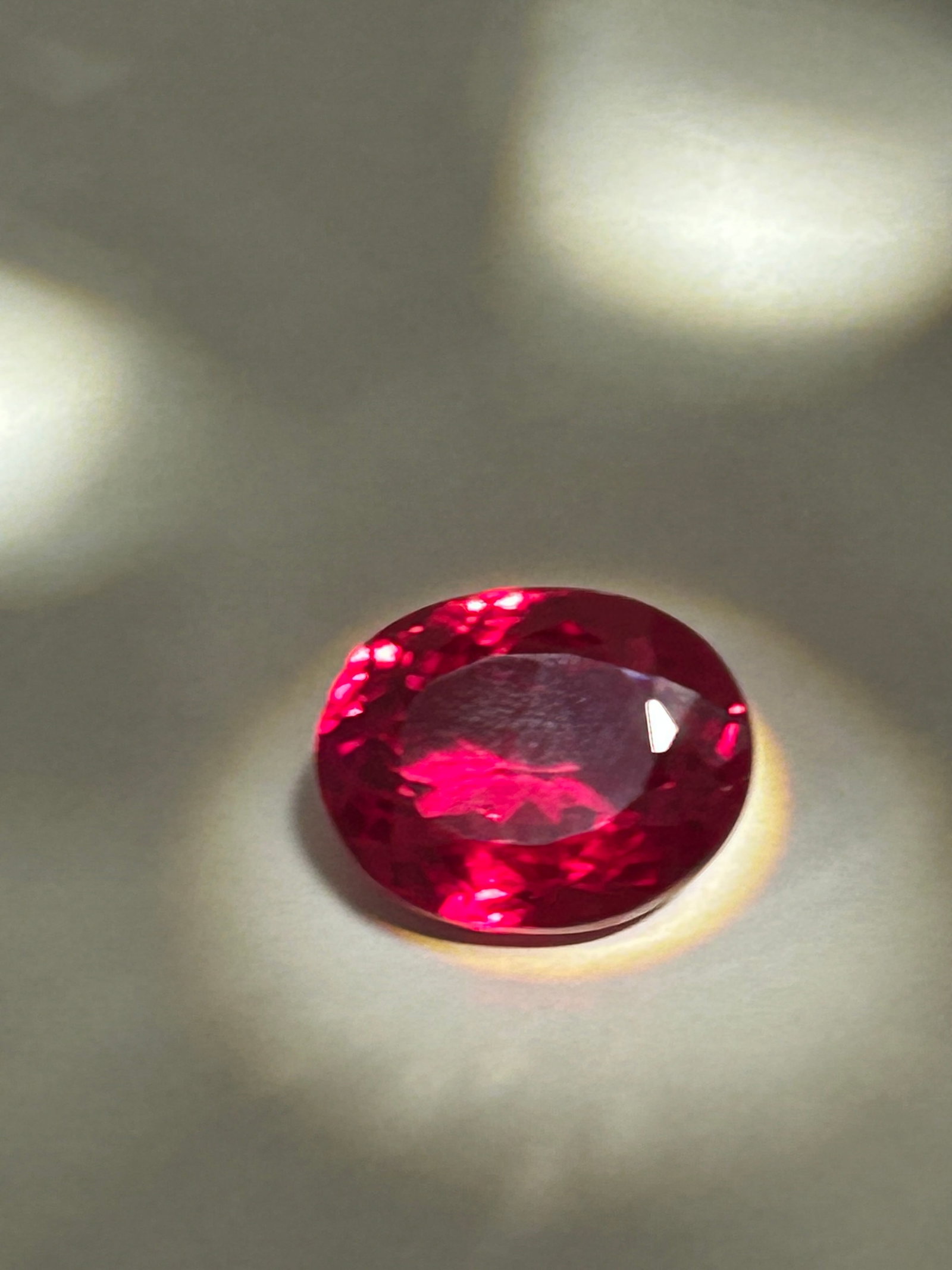 14.27 Carat --- Red Ruby Brilliant --- Cushion Cut: Cushion cut stone featuring a vibrant blood red color with excellent clarity. It's a huge beautiful gem. Cut to maximum its fiery brilliance. Exhibits intense saturation.
