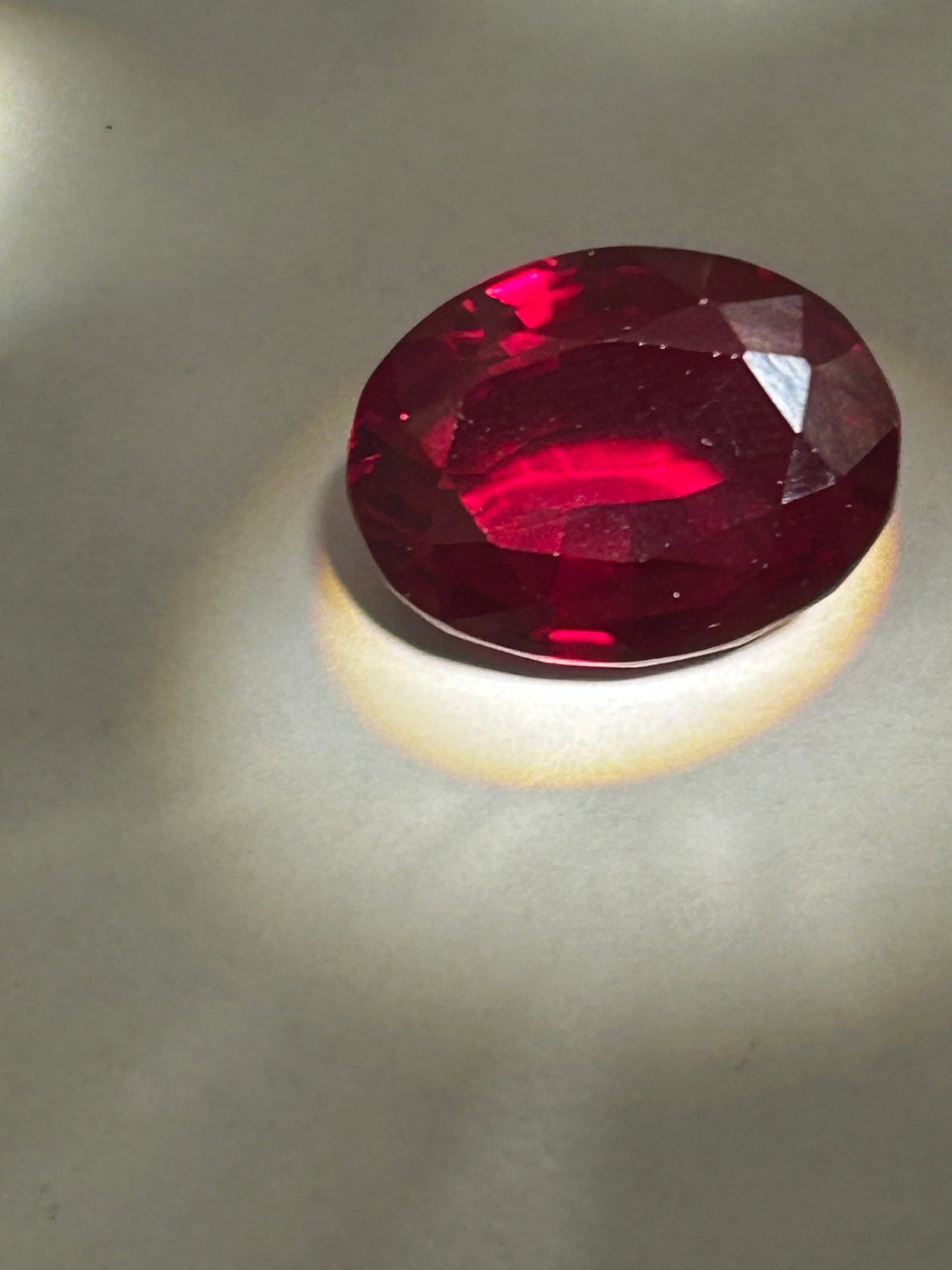 11.3 Carat --- Dark Red Mozambique Ruby --- Oval Cut --- Certified (1 of 6)
