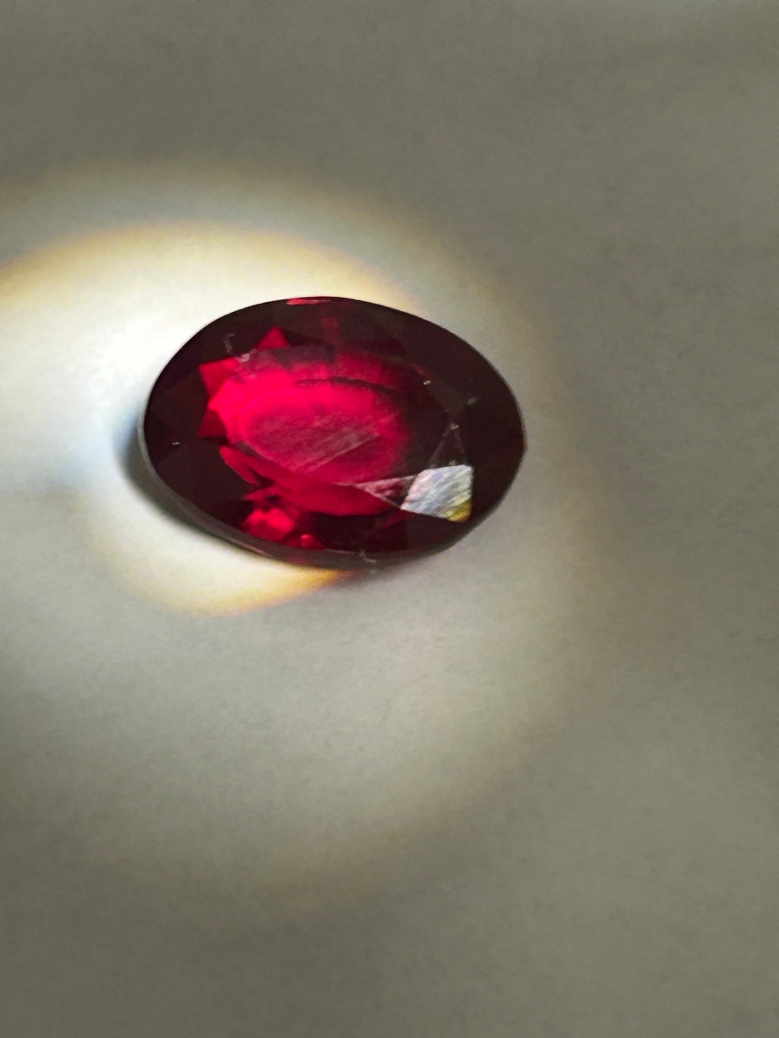 5.8 Carat --- Burmese Deep Ruby --- Oval Cut --- Certified (1 of 5)