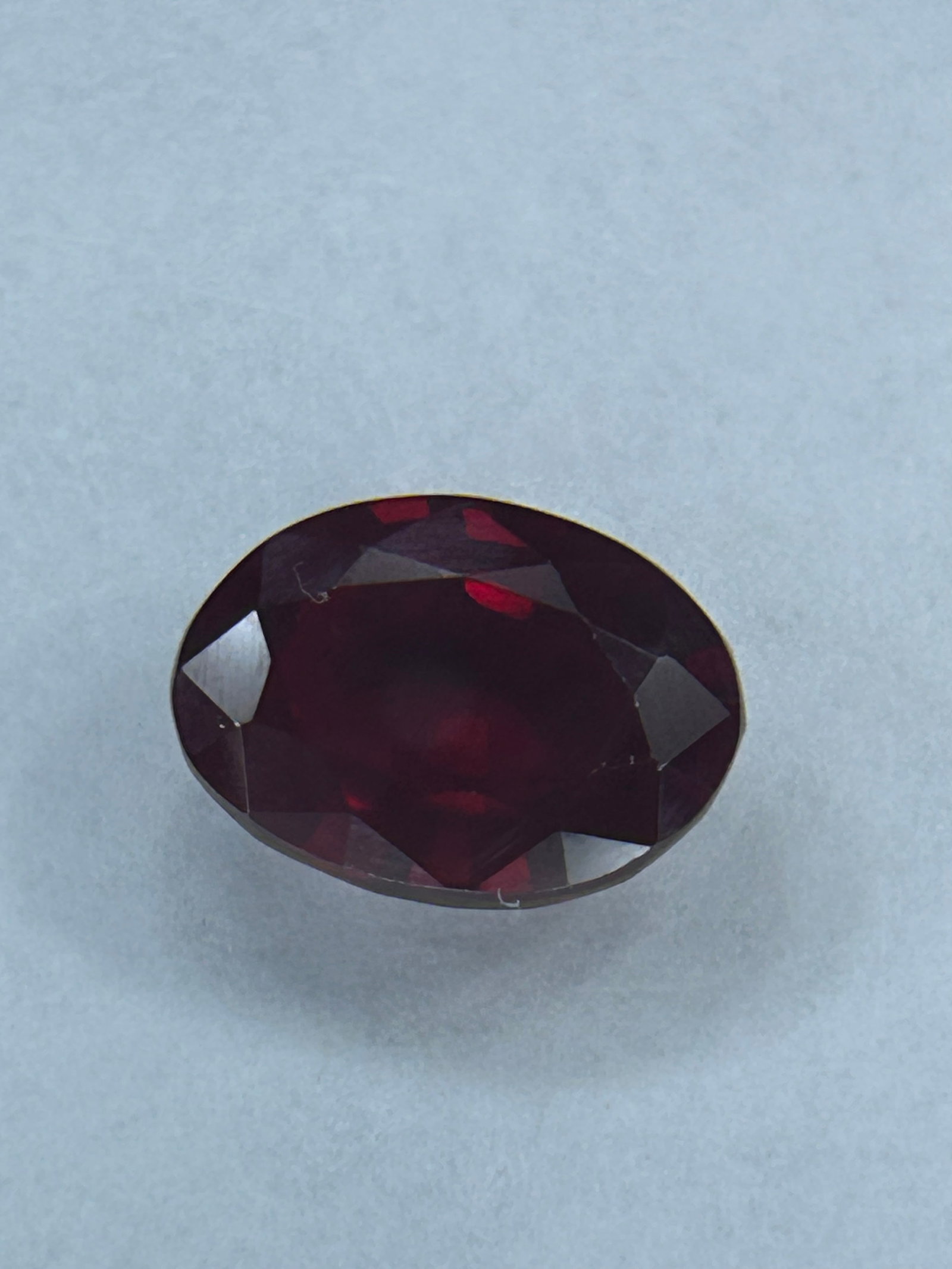 5.8 Carat --- Burmese Deep Ruby --- Oval Cut - 2
