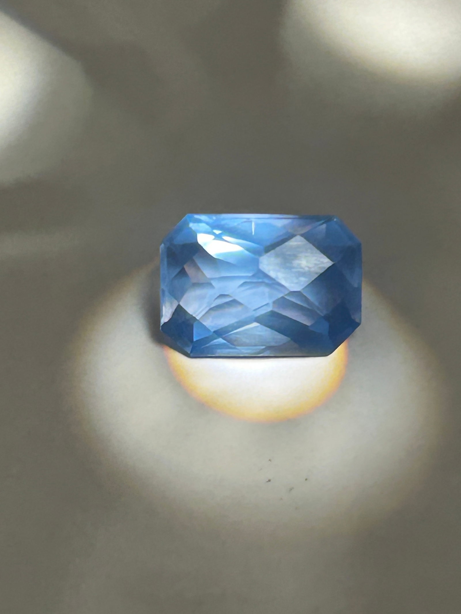 10.54 Carat ----Pastel Blue Spinel----Rectangle Mix Cut ----LAB GROWN IGI Certified (1 of 4)