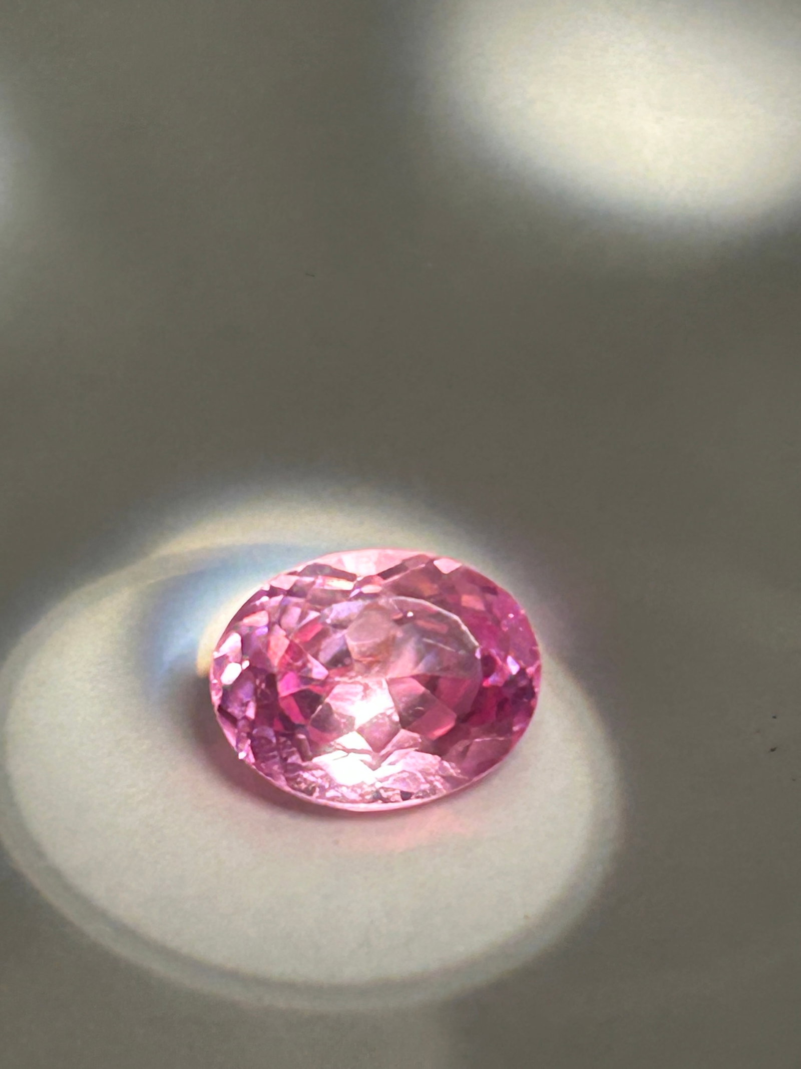 8.75 Carat tcw ----Pink Sapphire ---- Oval Mixed Cut ----LAB GROWN IGI Certified: 8.75 Carat tcw ----Pink Sapphire ---- Oval Mixed Cut