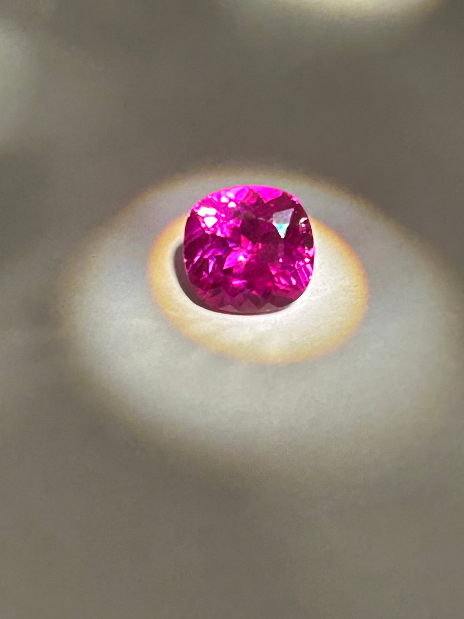 3.63 Carat ---- Pink Sapphire ---- Cushion Cut ----LAB GROWN IGI Certified: 3.63 Carat ---- Pink Sapphire ---- Cushion Cut