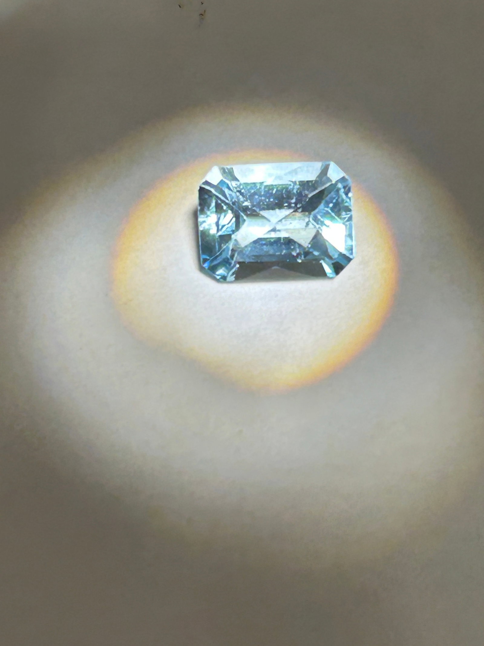 1.78 Carat ---- Sky Blue Topaz ---- Rectangle Mixed Cut -- Natural IGI Certified (1 of 4)