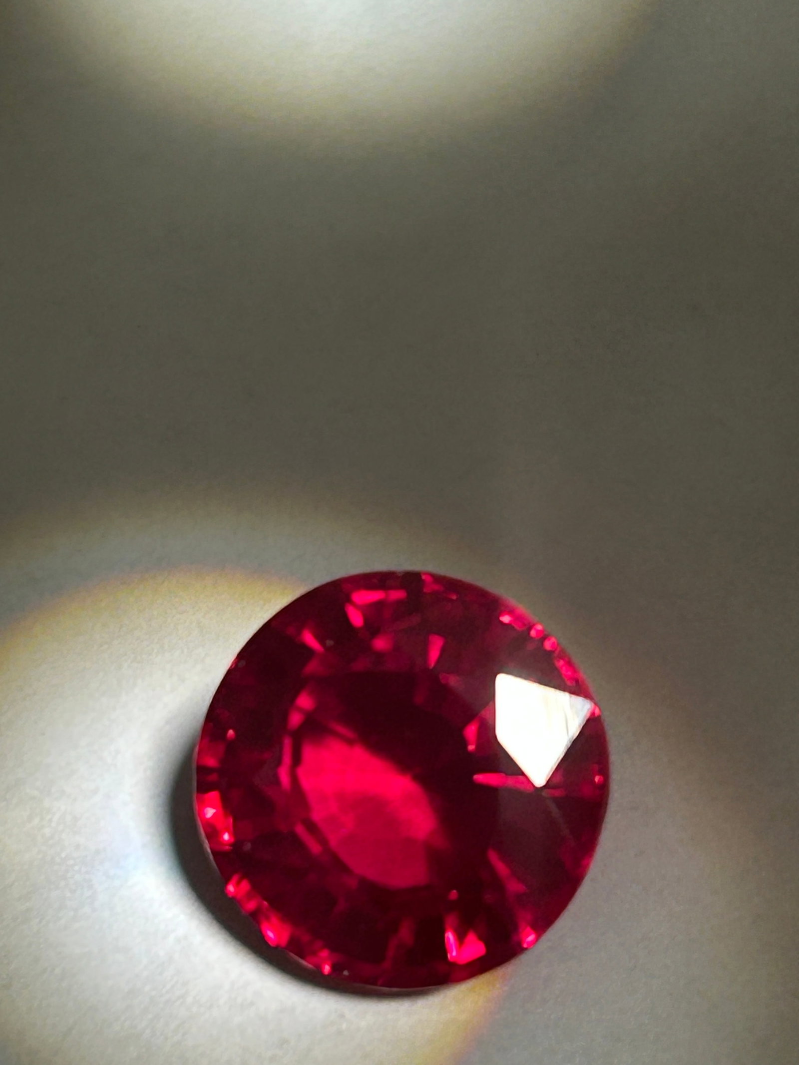 6.22 Carat --- Deep Red Ruby--- Brilliant Round Cut --- LAB GROWN -- IGI Certified: 6.22 Carat --- Deep Red Ruby--- Brilliant Round Cut Retail Value Range: Generally, high-quality, large lab-grown rubies sell for roughly $100–$1,000+ per carat.6.22 Carat suggests a retail value ran