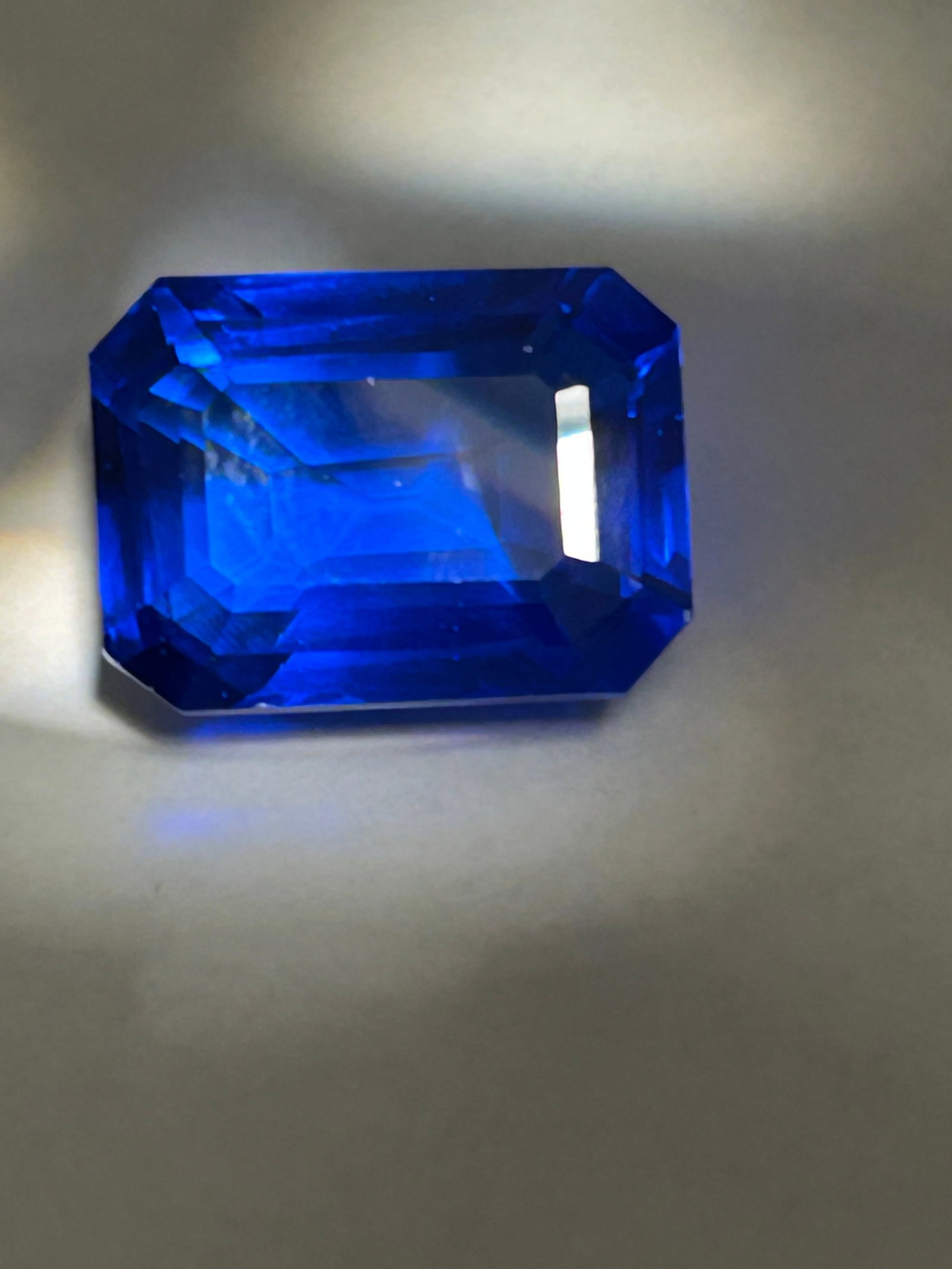 21.90 Carat --- Royal Blue Tanzanite --- Emerald Step Cut --- EGL Certified (1 of 5)