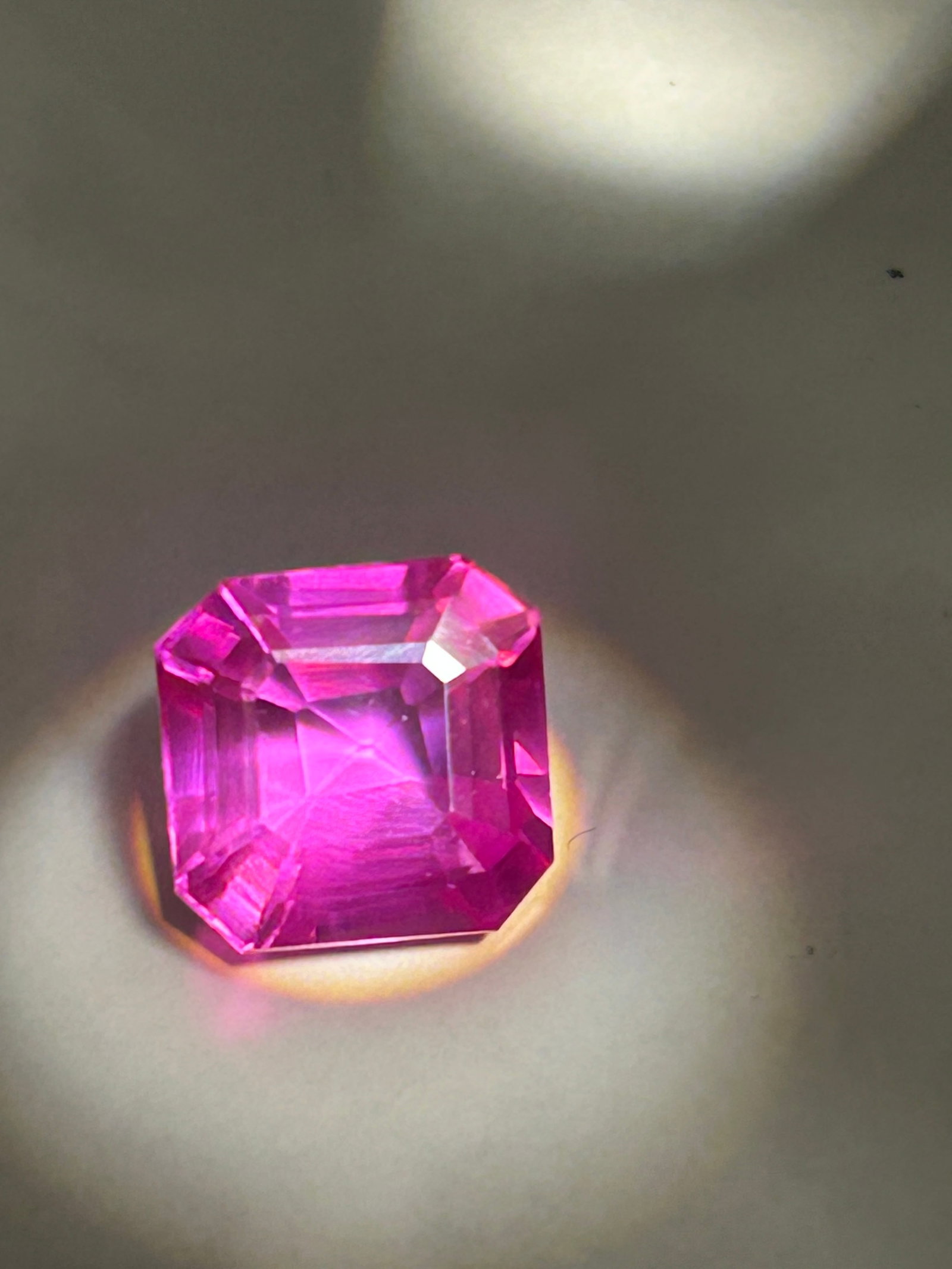 11.25 Carat --- Ceylon Pink Sapphire--- Emerald Step Cut --- EGL Certified: Investment-grade gemstone combines exceptional size, a highly desirable origin, and a sophisticated geometric cut.