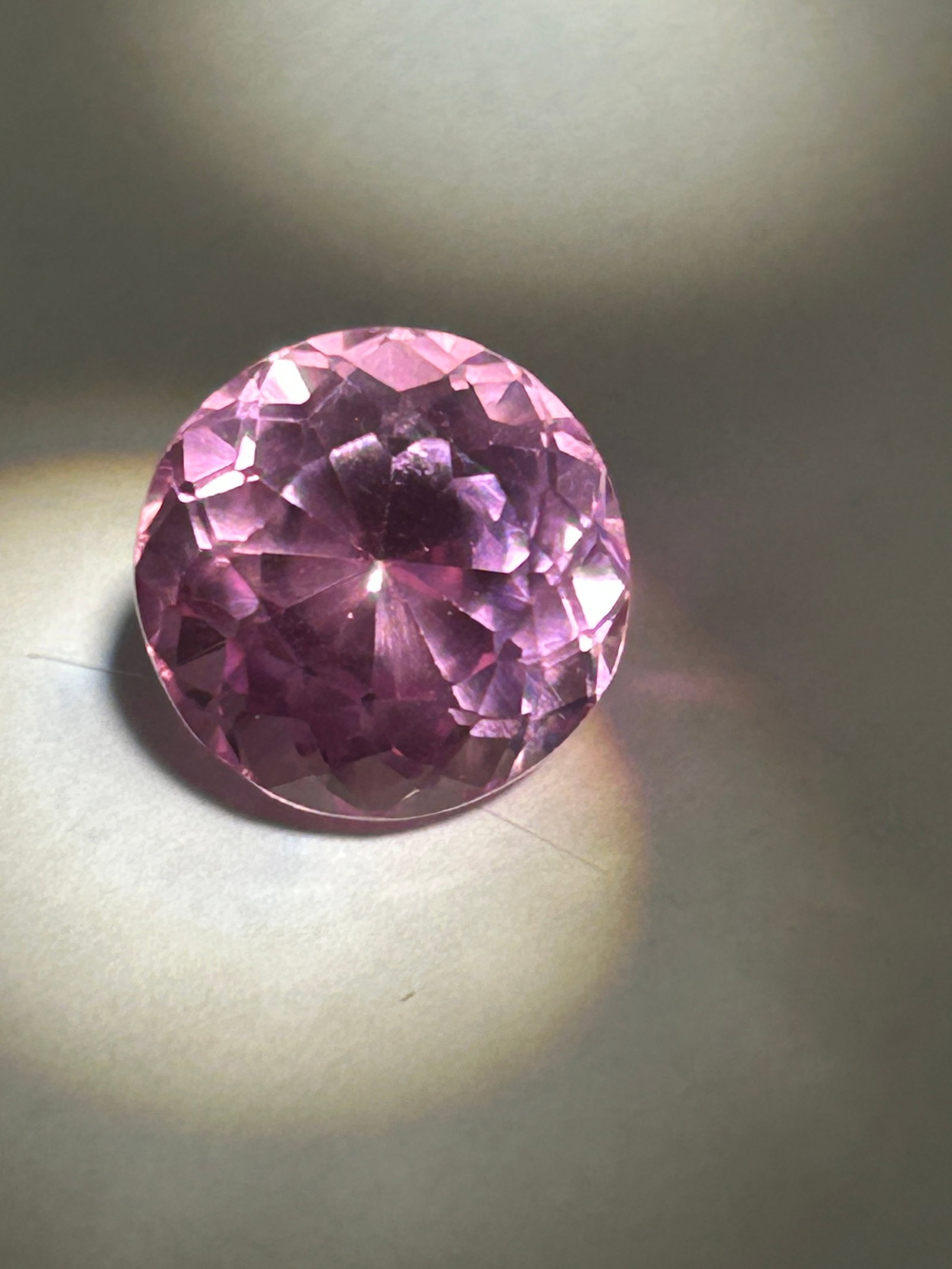 10.35 Carat ---- Ceylon Morganite ---- Round Cut ---- EGL Certified (1 of 5)