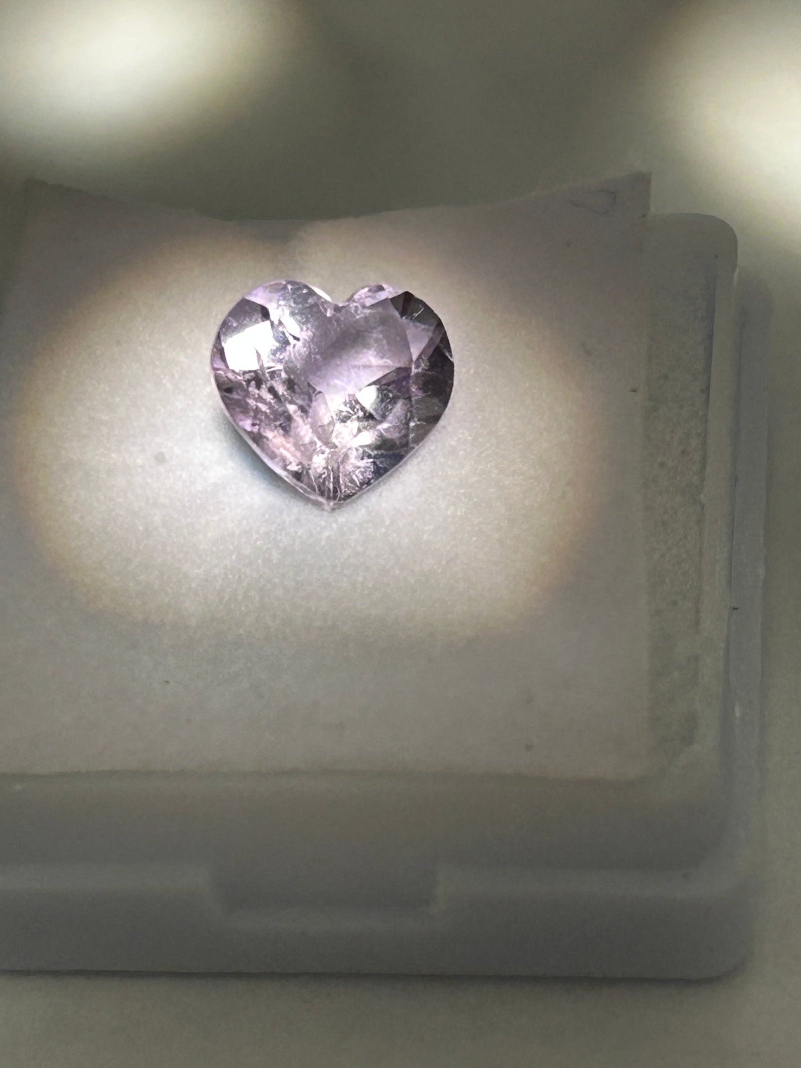 2.10 Carat --- Brazilian Lavender Amethyst --- Heart Mixed Cut --- IGI Certified: A heart-shaped, mixed cut is a popular, romantic, and versatile gemstone option. Sourced from Brazil, which is famous for producing high-quality amethyst, this specific stone offers excellent clarity 