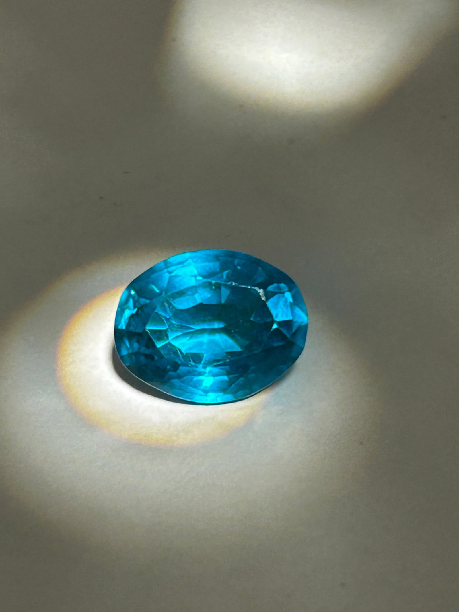 10.35 Carat -- Grandidierite -- Oval Brilliant Cut --- GGL Certified (1 of 5)