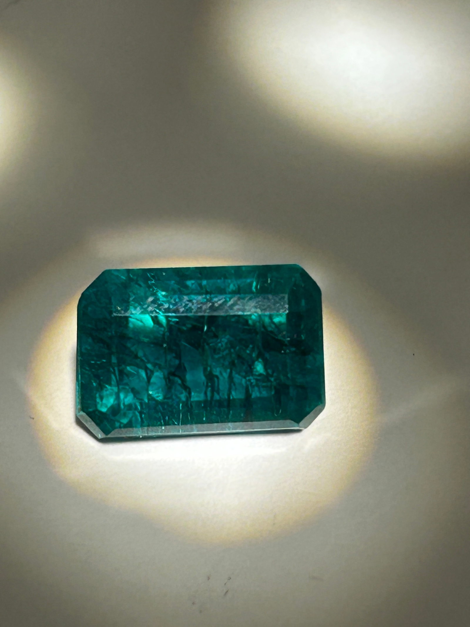 8.90 Carat --- Colombian Green Emerald --- Cushion Cut --- EGL Certified: an exceptional, investment-grade gemstone. It features the highly coveted lush, deep green hue characteristic of Colombian origins and is shaped as a soft, romantic pillow-like square or rectangle wit