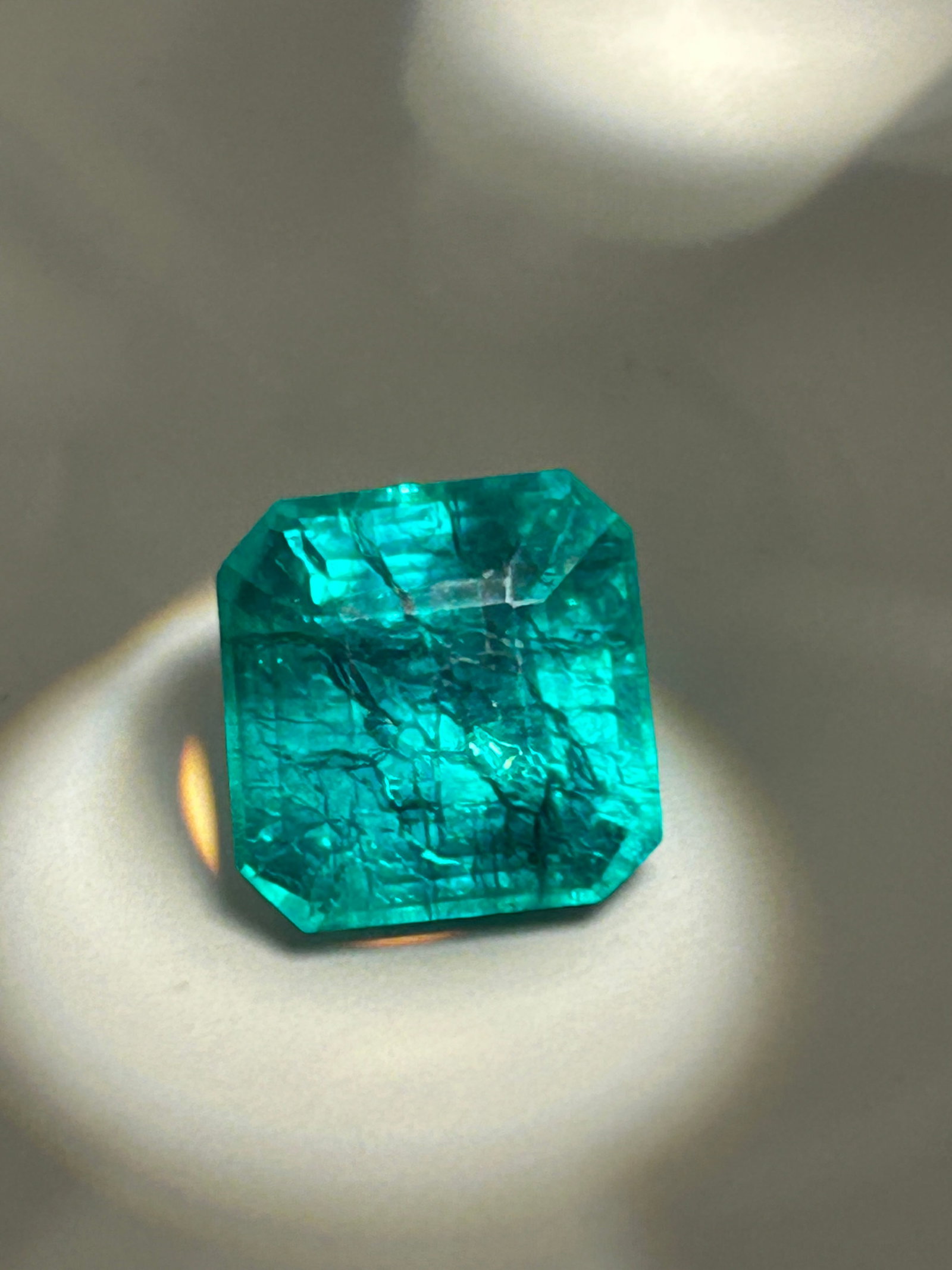 11.20 Carat --- Colombian Green Emerald --- Asscher Cut --- EGL Certified: A remarkable, investment-grade gemstone. Combining one of the most historically prestigious origins in the world with a highly complex, Art Deco-inspired cut, it represents exceptional rarity, brillia