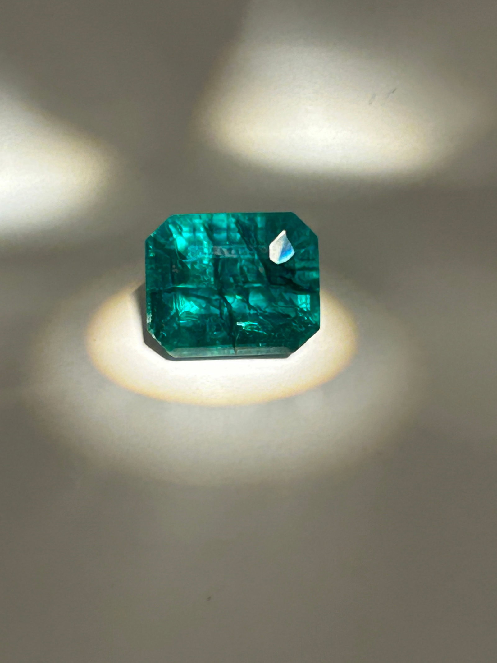 8.60 Carat --- Natural Colombian Green Emerald -- Emerald Step Cut --- EGL Certified: Colombian emeralds are globally prized for their vivid, pure green hues with soft bluish undertones. The emerald step-cut highlights this rich color by creating a "Hall of Mirrors" effect, offering el