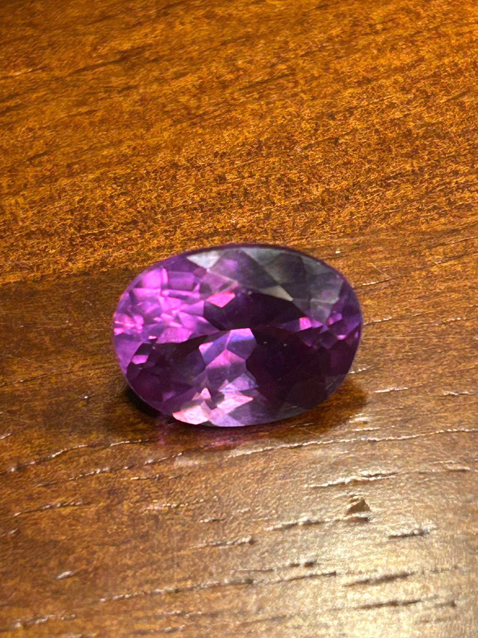 12.95 Carat --- Brazilian Alexandrite --- Oval Cut (1 of 5)