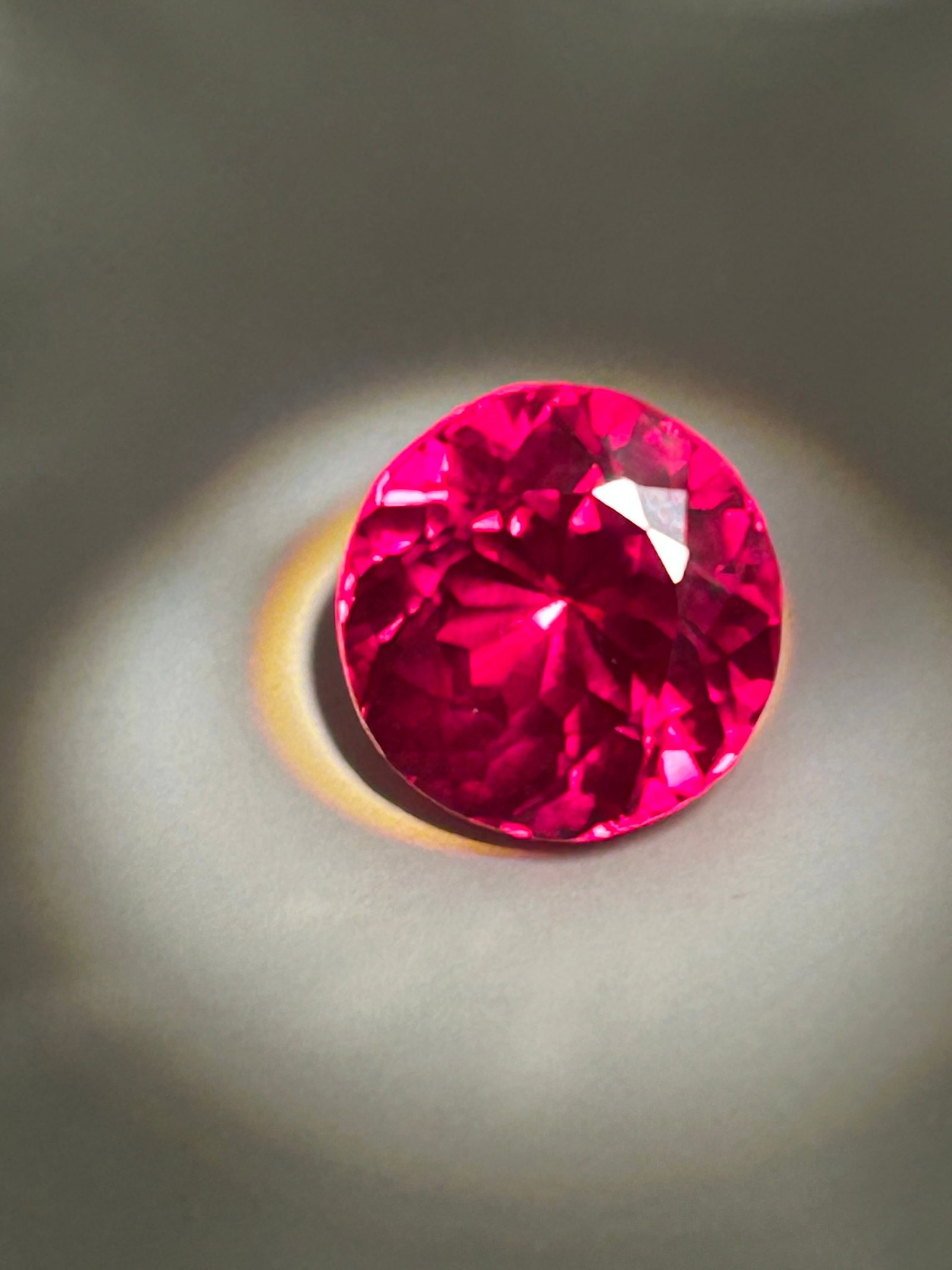 7.00 Carat ---- Mozambique Red Ruby---- Brilliant Round Cut ---- EGL Certified: A highly luxurious gemstone. Known for its vivid saturation and fiery sparkle, it blends exceptional size with optimized light return, making it a stunning centerpiece for bespoke fine jewelry.