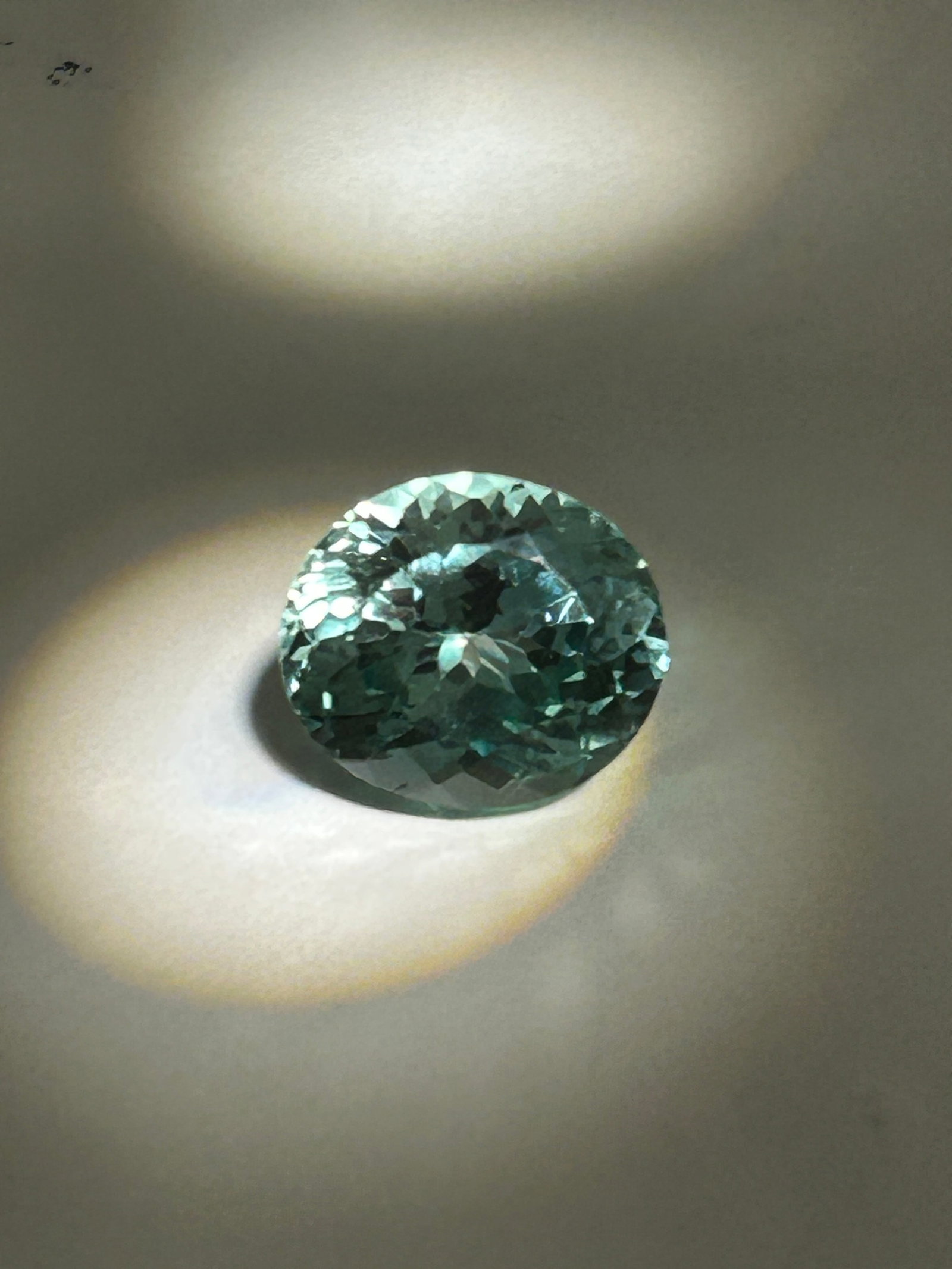 8.50 Carat ---- Colombian Emerald ---- Oval Mixed Cut: a large, highly coveted gemstone. Colombian origins are prized globally for their vivid "jardin" (internal clarity features) and intense, pure green color. The oval mixed cut balances excellent brilli