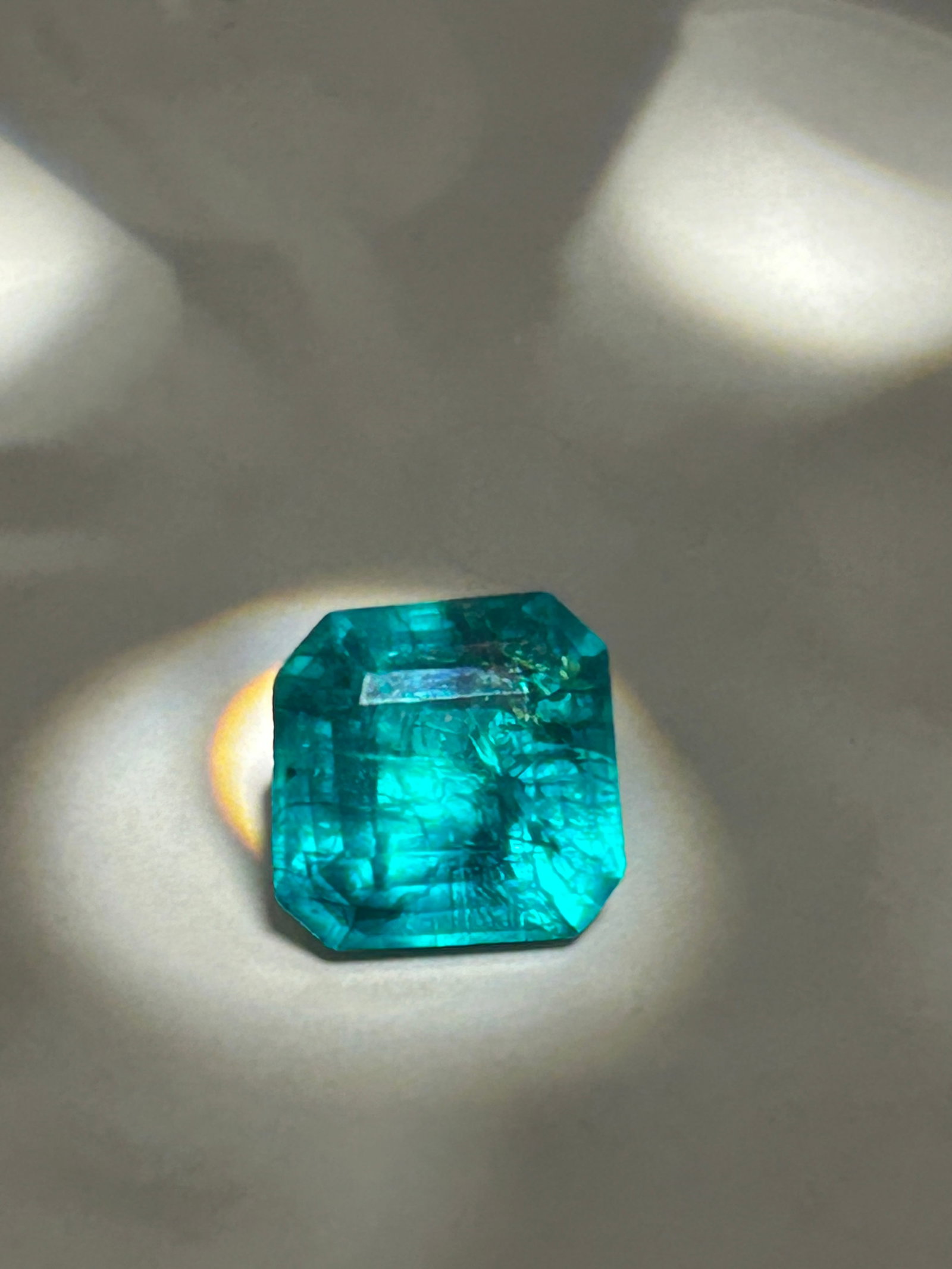6.45 Carat ---- Green Emerald ---- Radiant Cut (1 of 4)