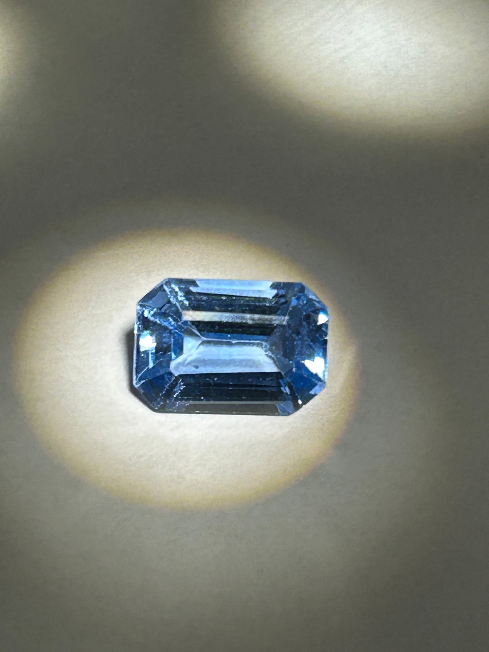 4.70 Carat --- Natural Jeremejevite --- Emerald Cut (1 of 4)