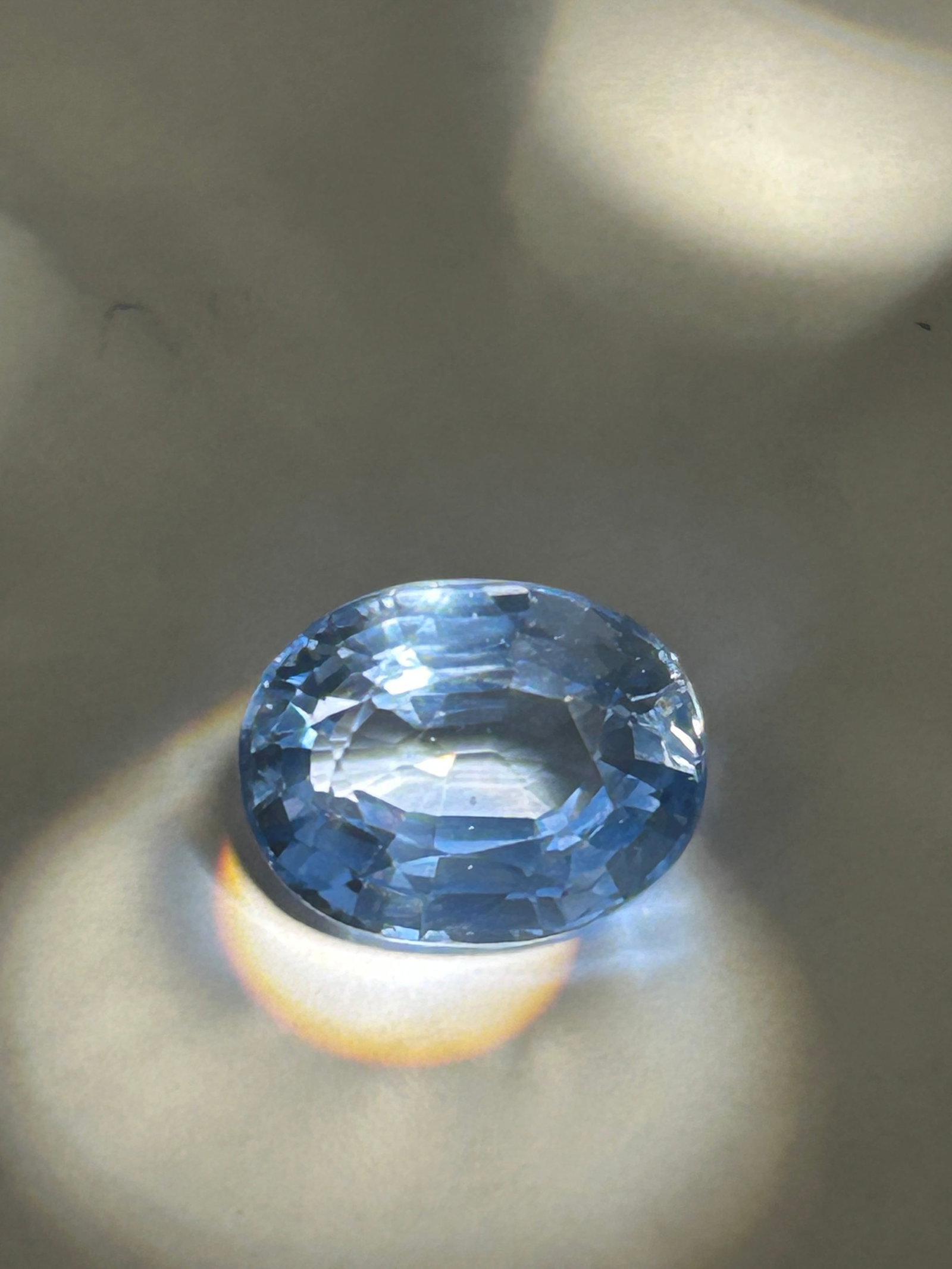 10.80 Carat ---- Aquamarine ---- Oval Cut: The most valuable stones exhibit a deep, intense blue or "Santa Maria" blue. Top-quality aquamarine are "loupe clean, sourced from Brazil.