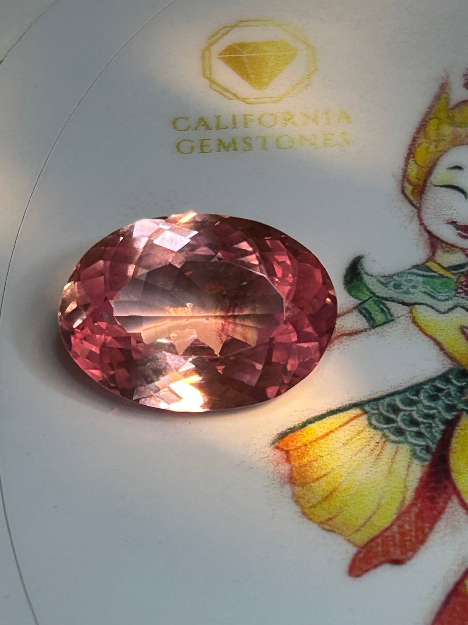 11.65 Carat ---- Ceylon Pink Sapphire ---- Brilliant Oval Cut: This Ceylon Pink Sapphire features a classic brilliant oval cut. Ceylon gemstones are renowned for intense, romantic pink hue and durability. The oval brilliant cut maximizes sparkle and color brillia
