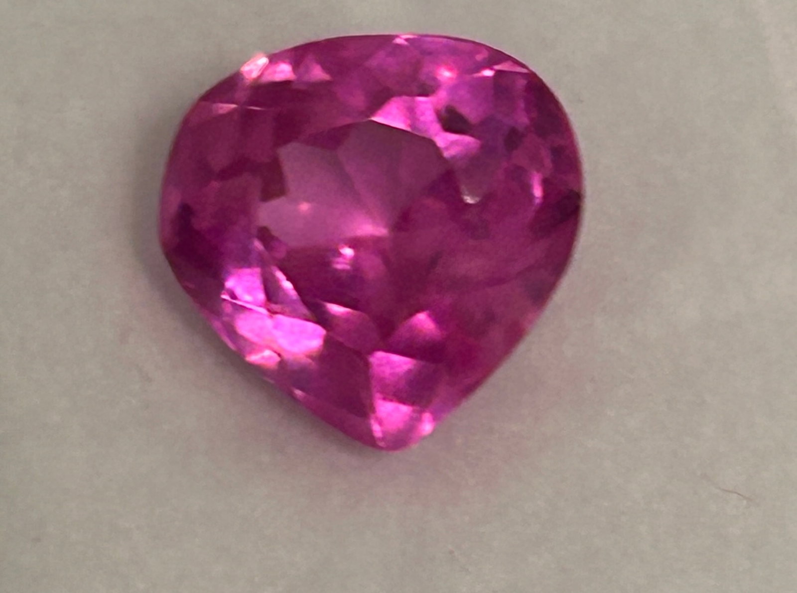 5.60 Carat ---- Ceylon Pink Sapphire ---- Pear Cut (1 of 4)