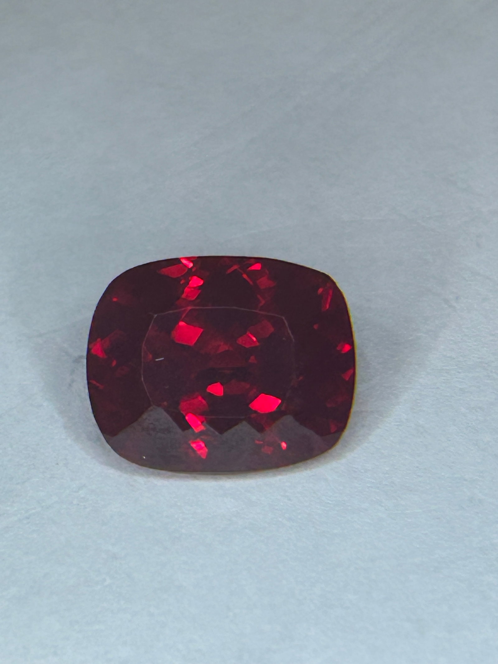 8.50 Carat ---- Burmese Blood Red Ruby ---- Cushion Cut (1 of 3)
