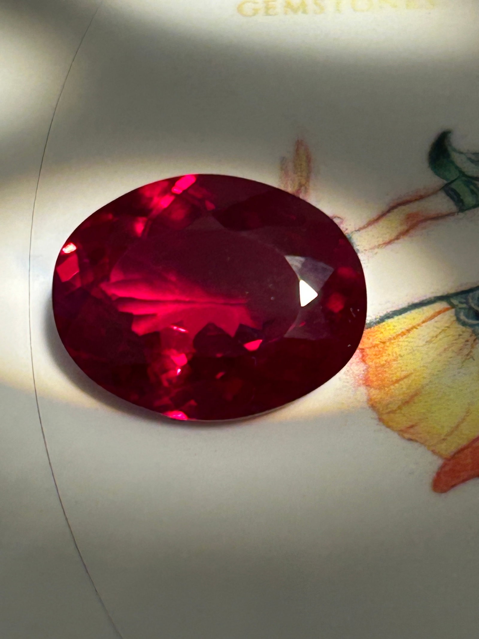 15 Carat ---- Mozambique Ruby ----Brilliant Oval Cut (1 of 4)