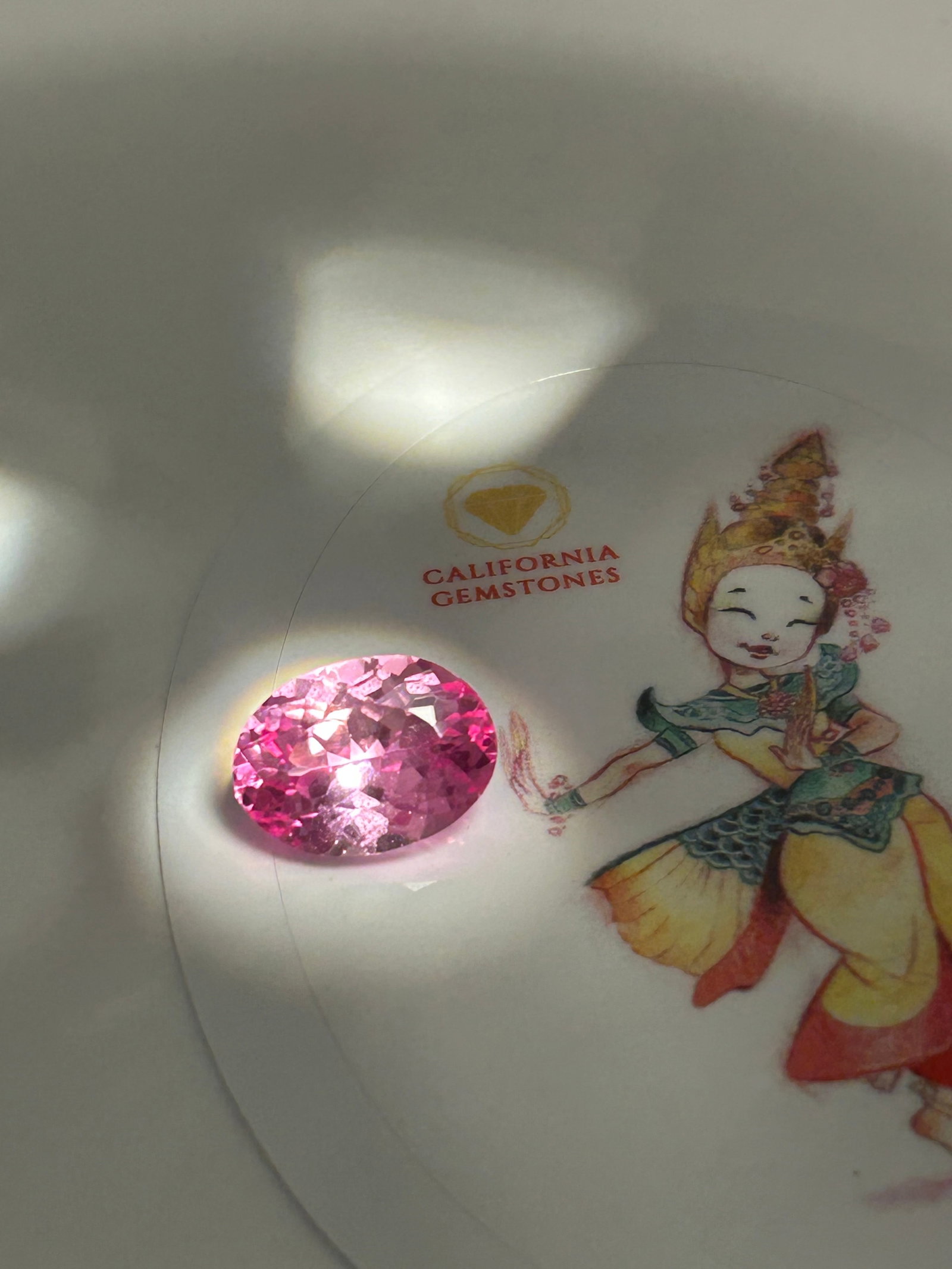 10.45 Carat ---- Ceylon Padparadscha Sapphire --- Brilliant Oval Cut (1 of 4)