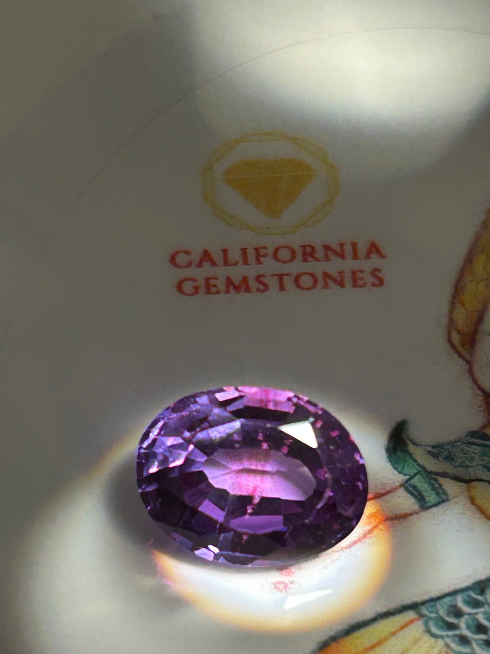 6.10 Carat --- Java Plum Sapphire --- Oval Cut - 4