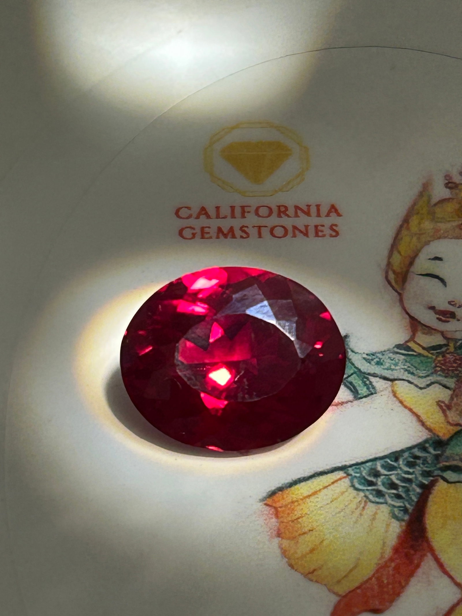 8.00 Carat ---- Blood Red Ruby --- Oval Cut---- GGI Certified: An impressive, vivid gemstone. Its rich crimson hue, combined with the traditional oval cut, maximizes brilliance and creates a dramatic centerpiece ideal for custom fine jewelry like a statement ring