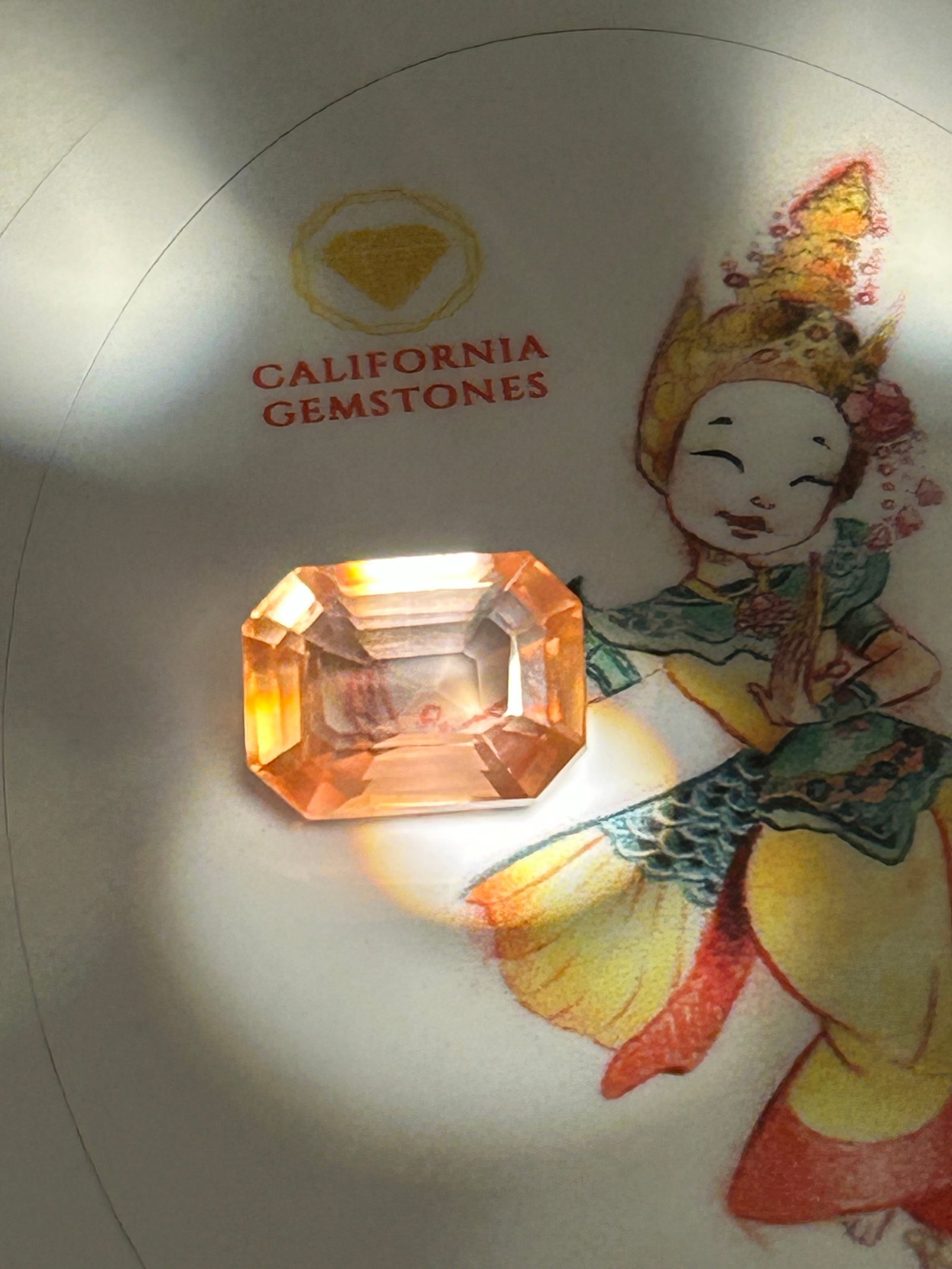 9 Carat --- Natural Sri Lankan Padparadscha Sapphire ----Emerald Step Cut---- EGL Certified: Features a captivating blend of pink and orange (often likened to a lotus blossom or sunset). The emerald cut offers sleek, geometric lines rather than brilliant-cut sparkle, emphasizing the gem's int