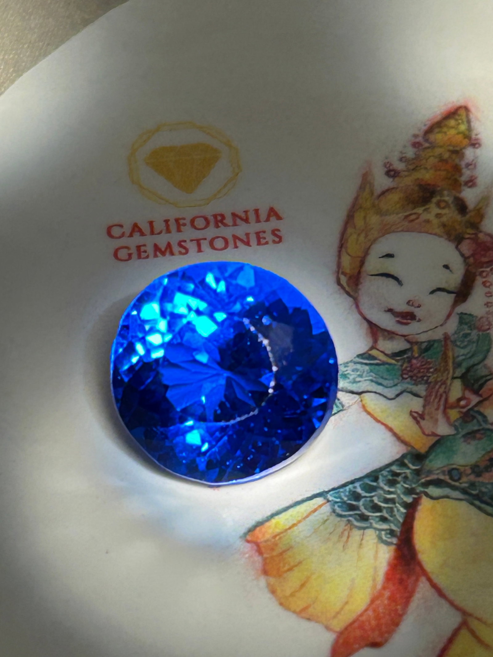 10.00 Carat ---- Natural Royal Blue Sapphire---- Round Cut --- EGL Certified: It features the iconic, delicate marriage of pink and orange hues—often described as a lotus flower—combined with a cushion cut, which maximizes its brilliance and fire