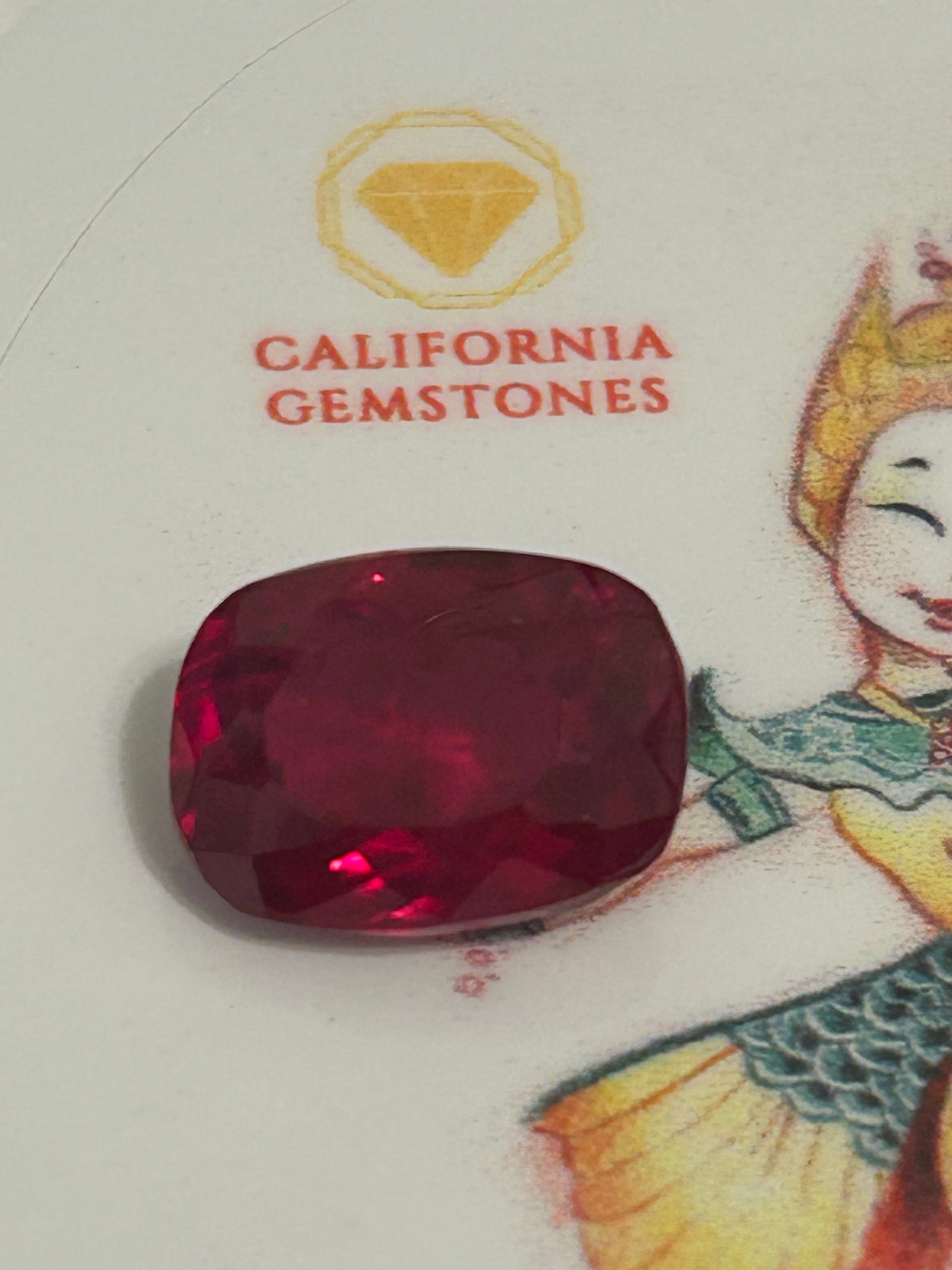 6.5 Carat ---- Ruby ---- Mixed Oval Cushion Cut - 5
