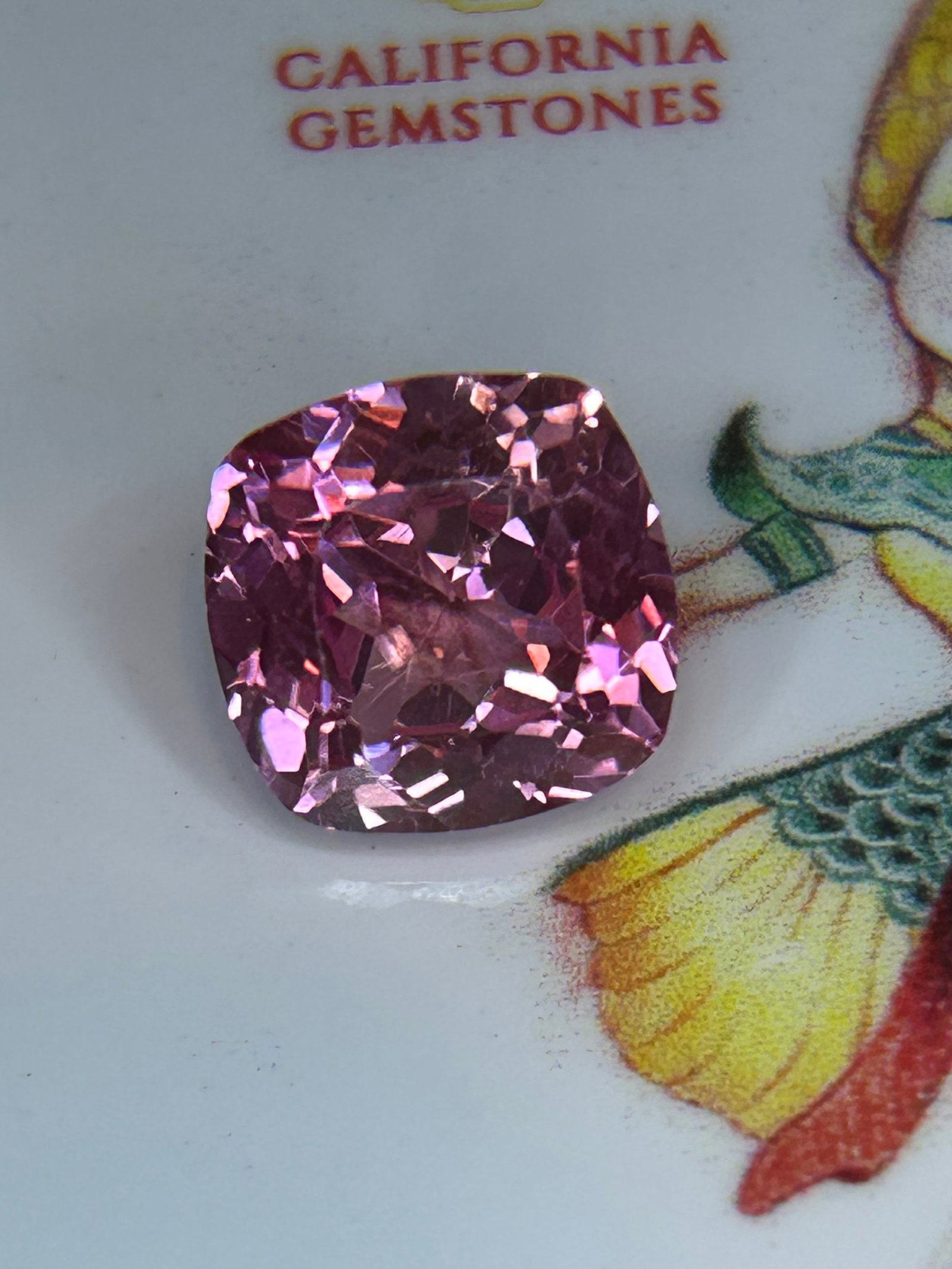 8.45 Carat ---- Natural Padparadscha Sapphire---- Cushion Cut ---EGL Certified: An 8.45-carat natural padparadscha sapphire is an exceptionally rare and valuable gemstone. Characterized by its unique, delicate blend of pink and orange hues resembling a lotus blossom, this cushion