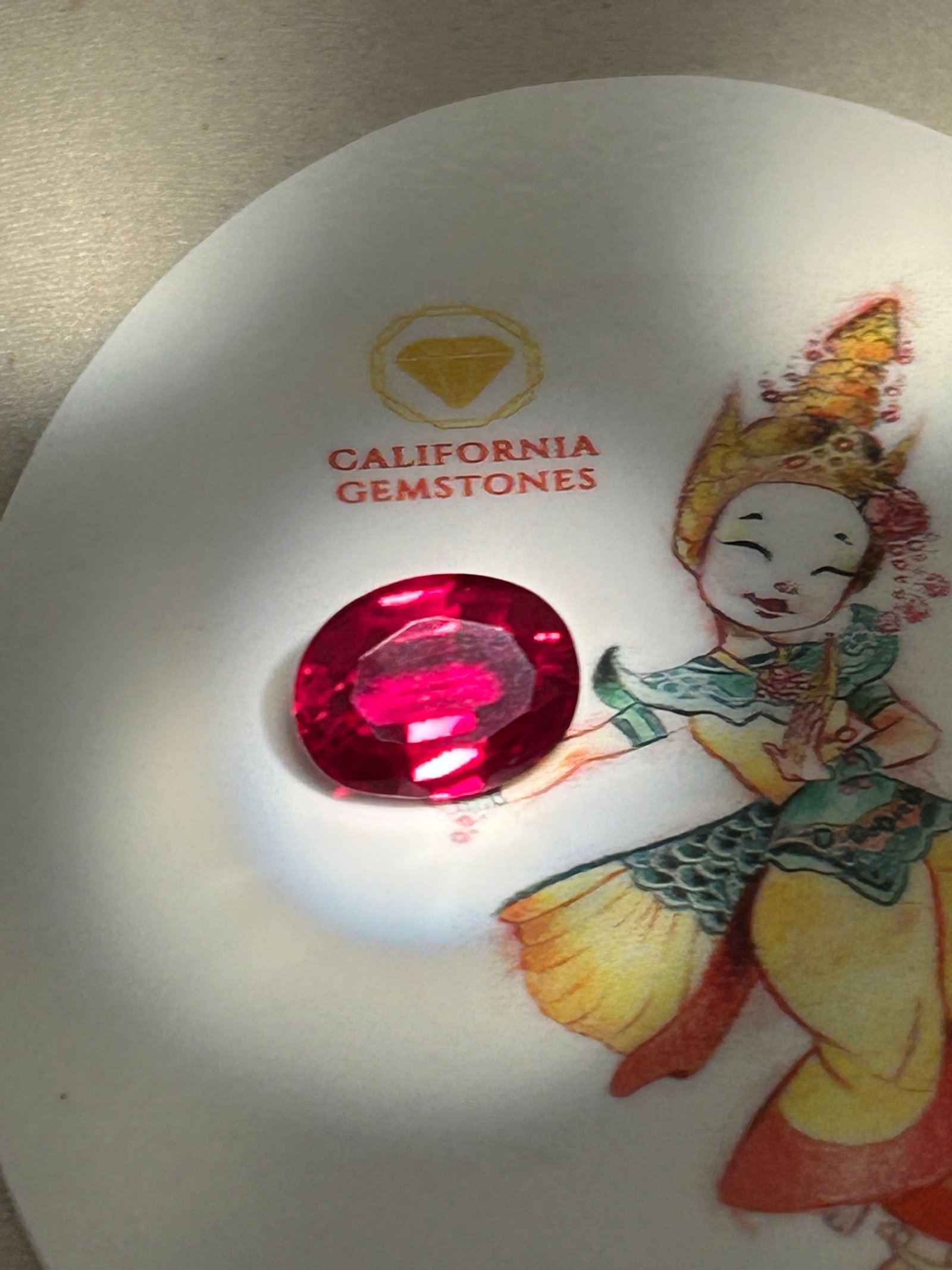 7.75 Carat ---- Natural Mozambique Ruby -- Oval Cut --- EGL Certified (1 of 5)