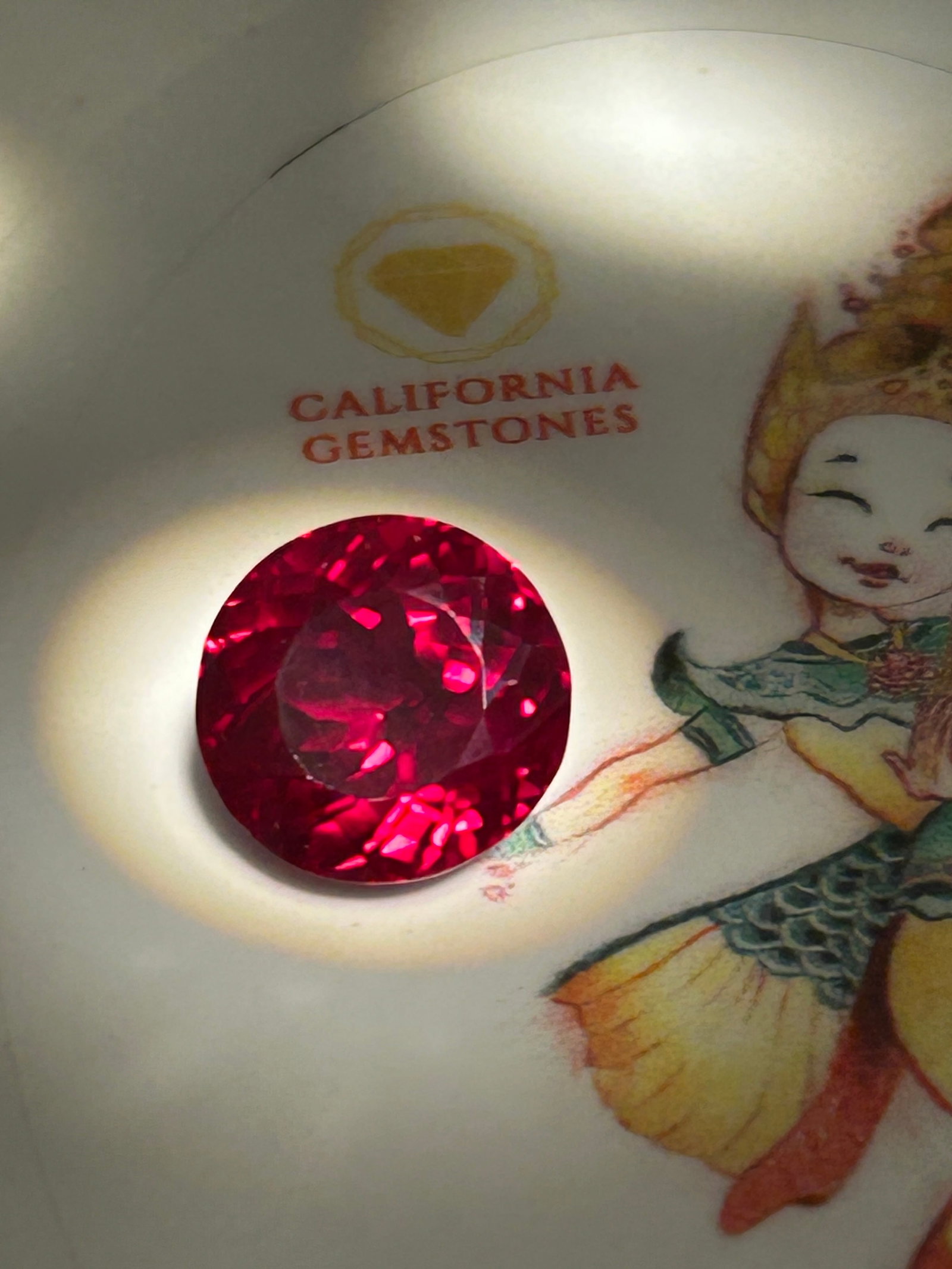 8.93 Carat--- Red Ruby ---Brilliant Round Cut ---- IGI Certified: This gem offers extraordinary clarity and color. This lack of natural inclusions makes for a virtually flawless, brilliant gemstone With a Round Brilliant cut, it delivers intense fire and sparkle, wh