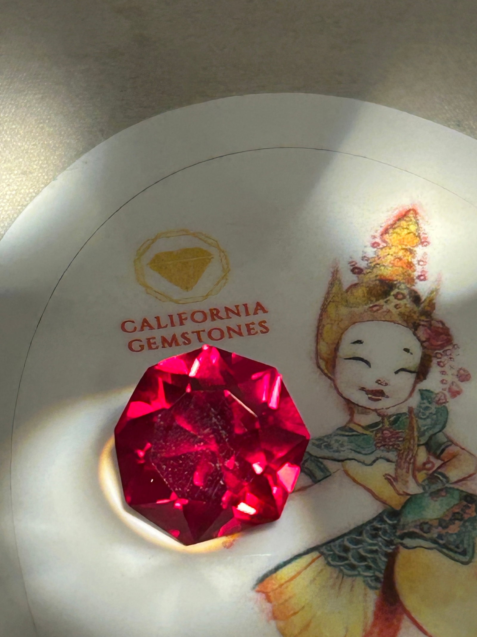 9.00 Carat ---- Natural Mozambique Blood Ruby --- Octagon Cut --- Certified (1 of 2)