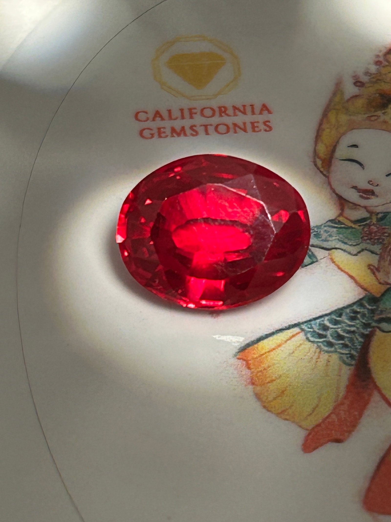 13.97 Carat -- Deep Red Ruby --Oval Cut --- IGI Certified - 2