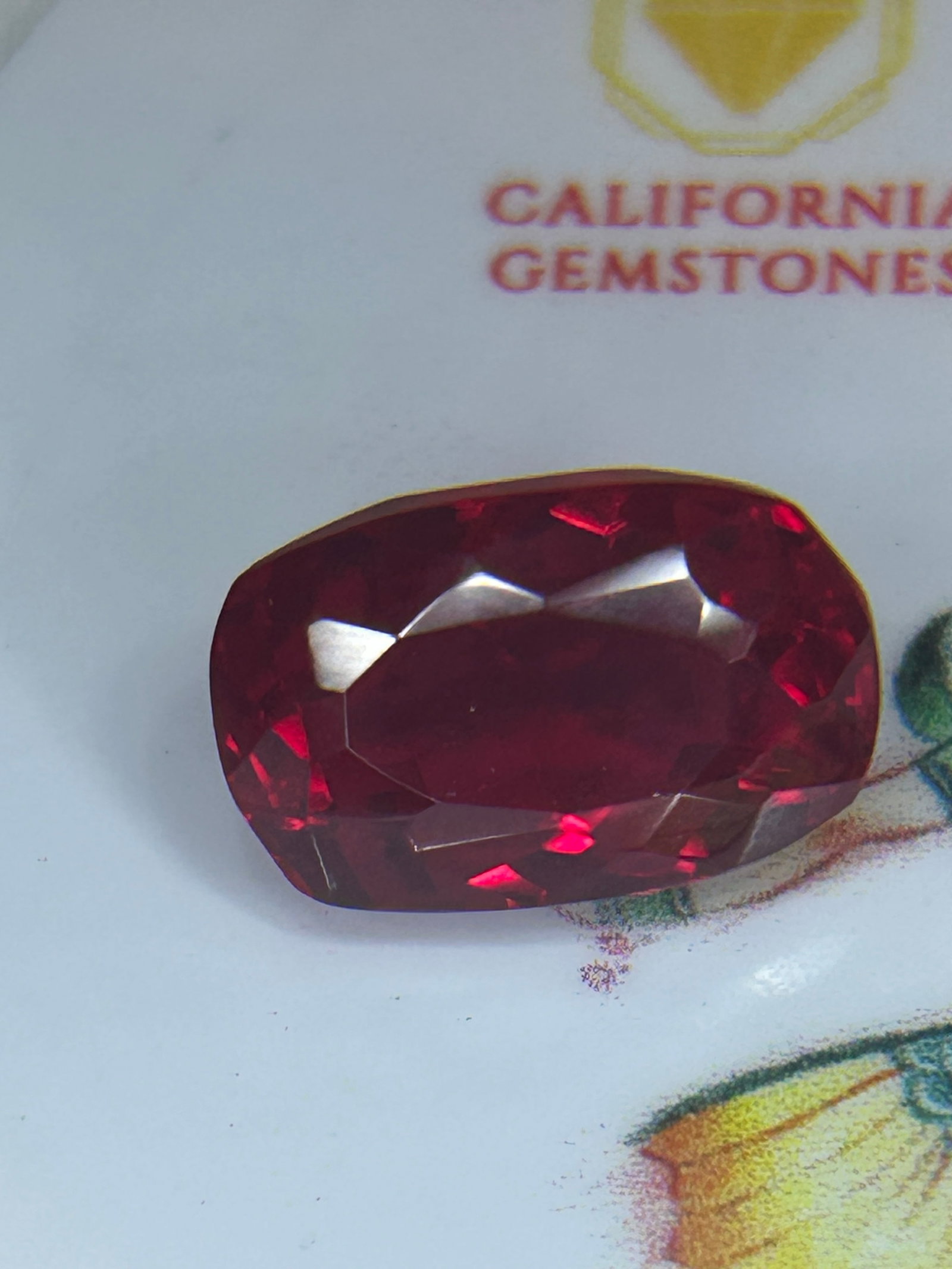 9.60 Carat --- Red Ruby --- Oval Cut --- EGL Certified - 3