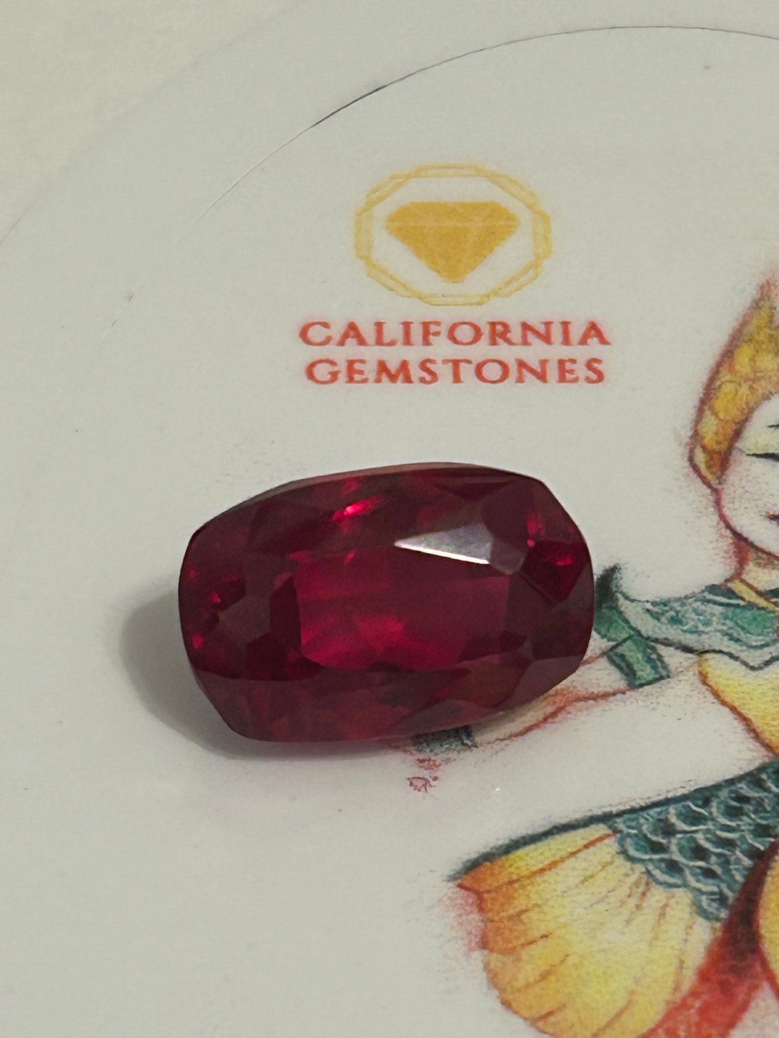 9.60 Carat --- Red Ruby --- Oval Cut --- EGL Certified - 4