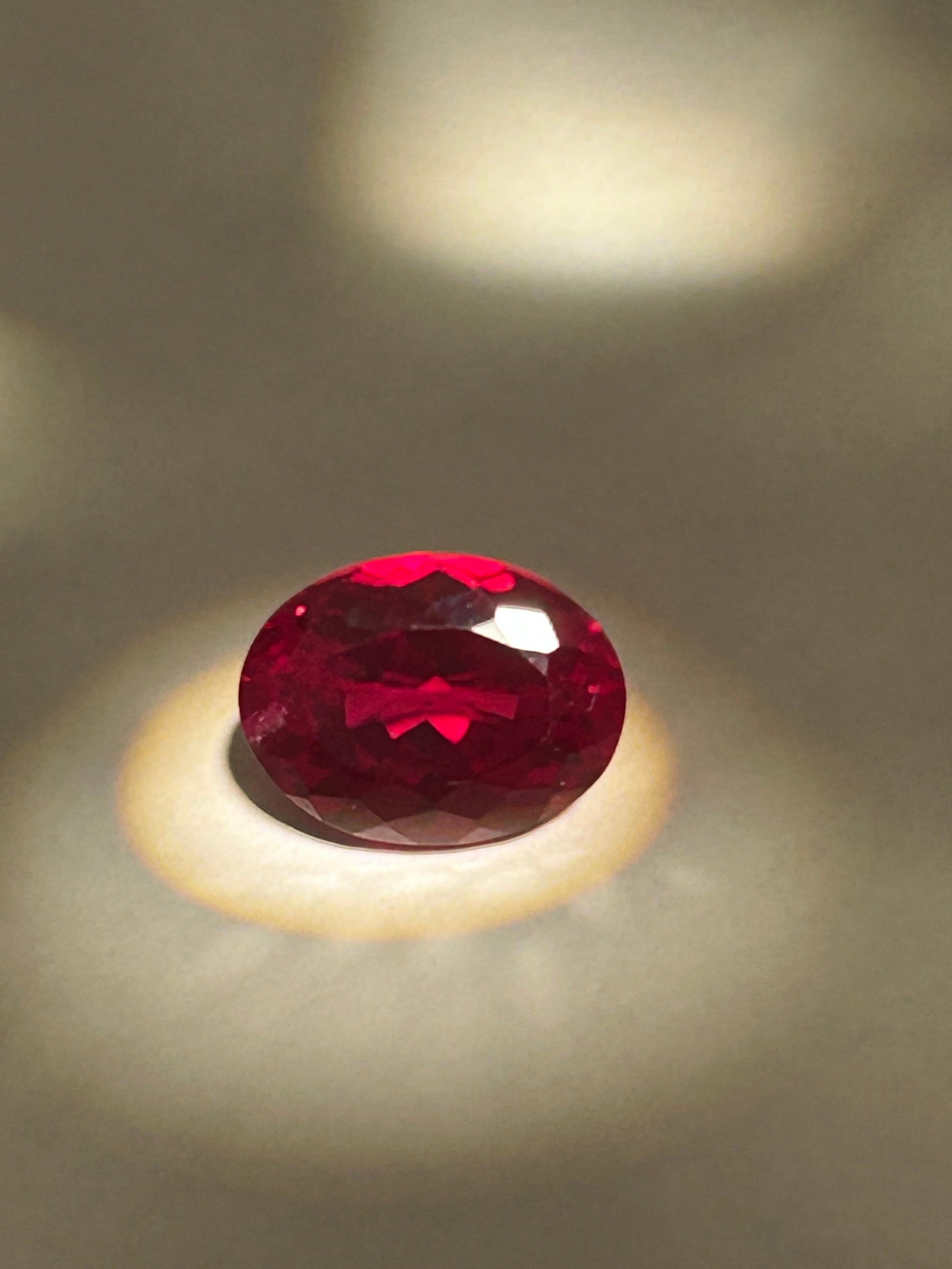 1.80 Carat --- Natural Mogok Pink Ruby --- Oval Cut --- GIE Certified: A highly desirable gemstone from Myanmar (Burma) known for intense, vibrant color and exceptional fluorescence. Often described as having a rich pink-red hue, these stones feature high transparency, r